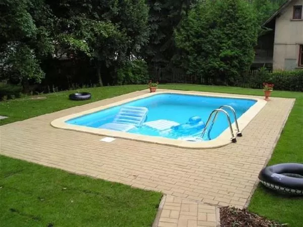 Swimming pool in Droom b&b Čermná