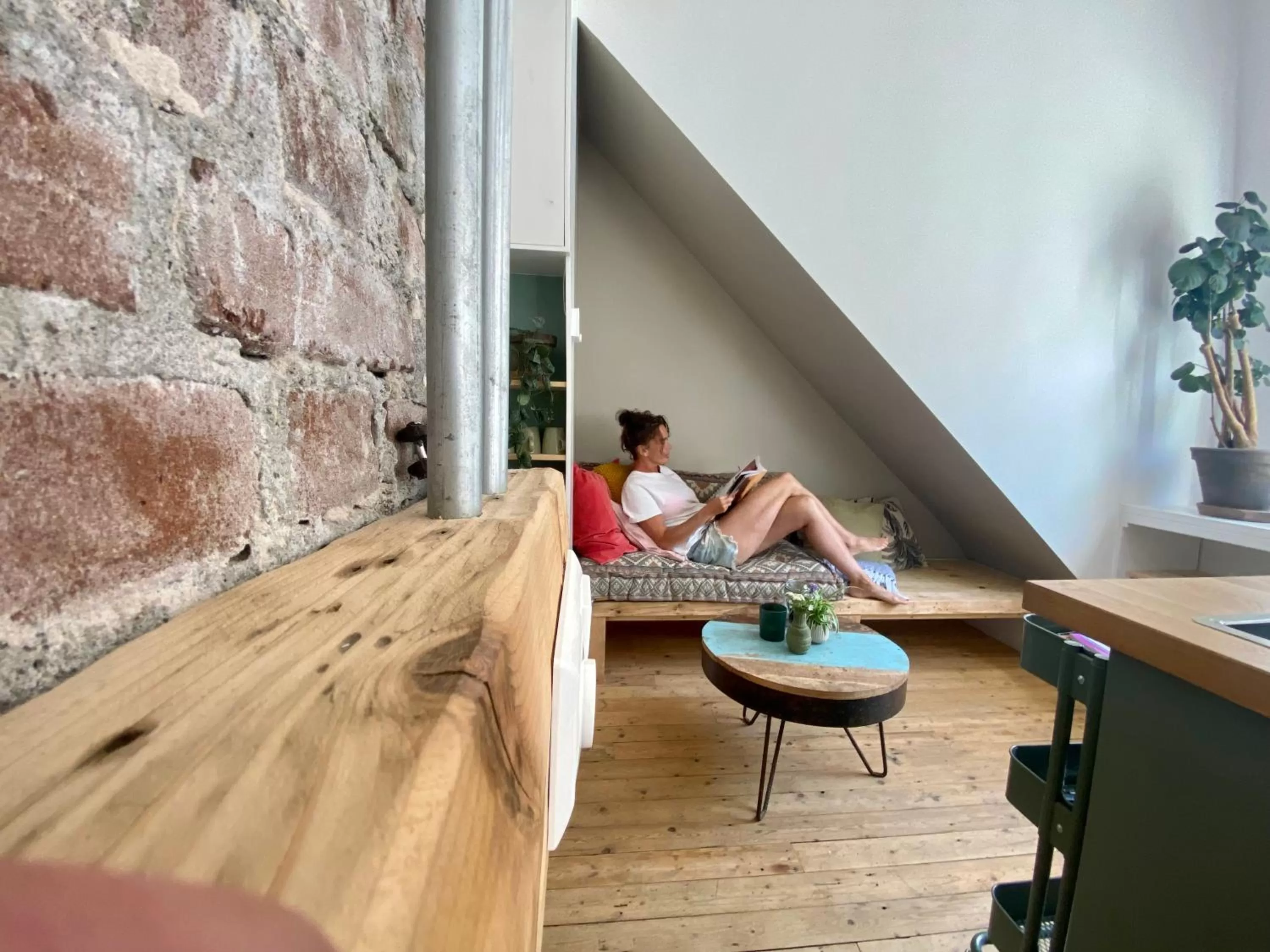 Seating area in Tiny Beachhouse