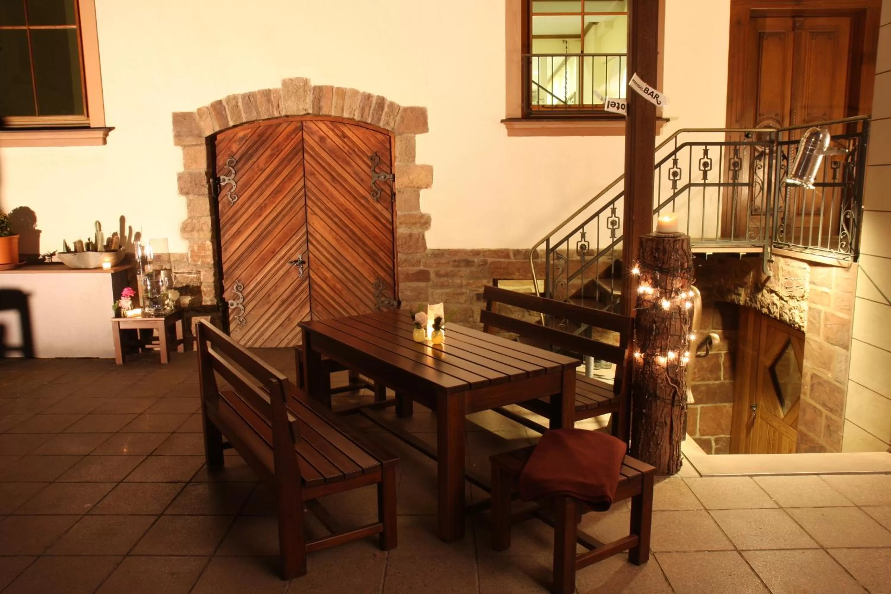 Patio in Hotel Deutsches Haus