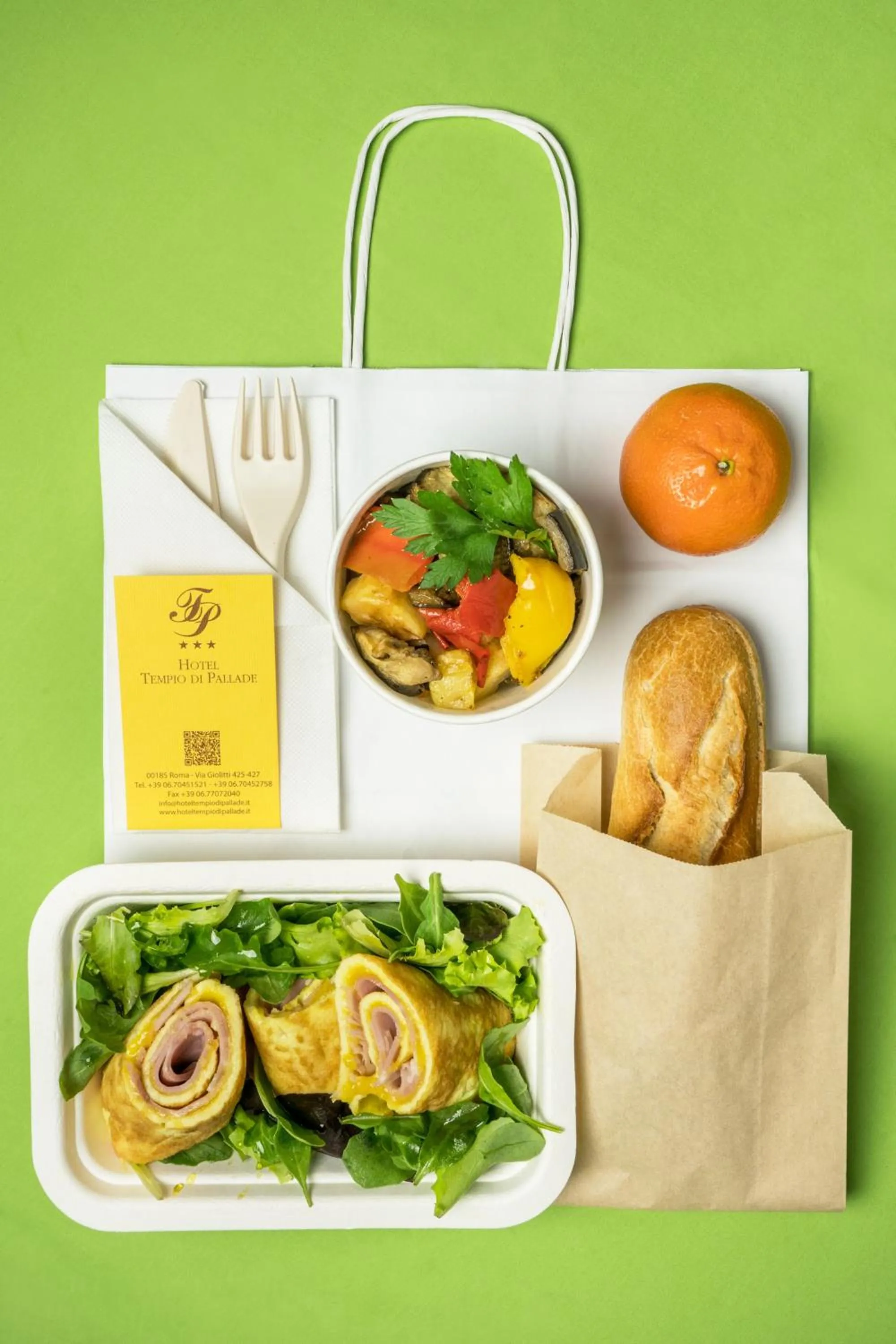 Food and drinks in Hotel Tempio Di Pallade