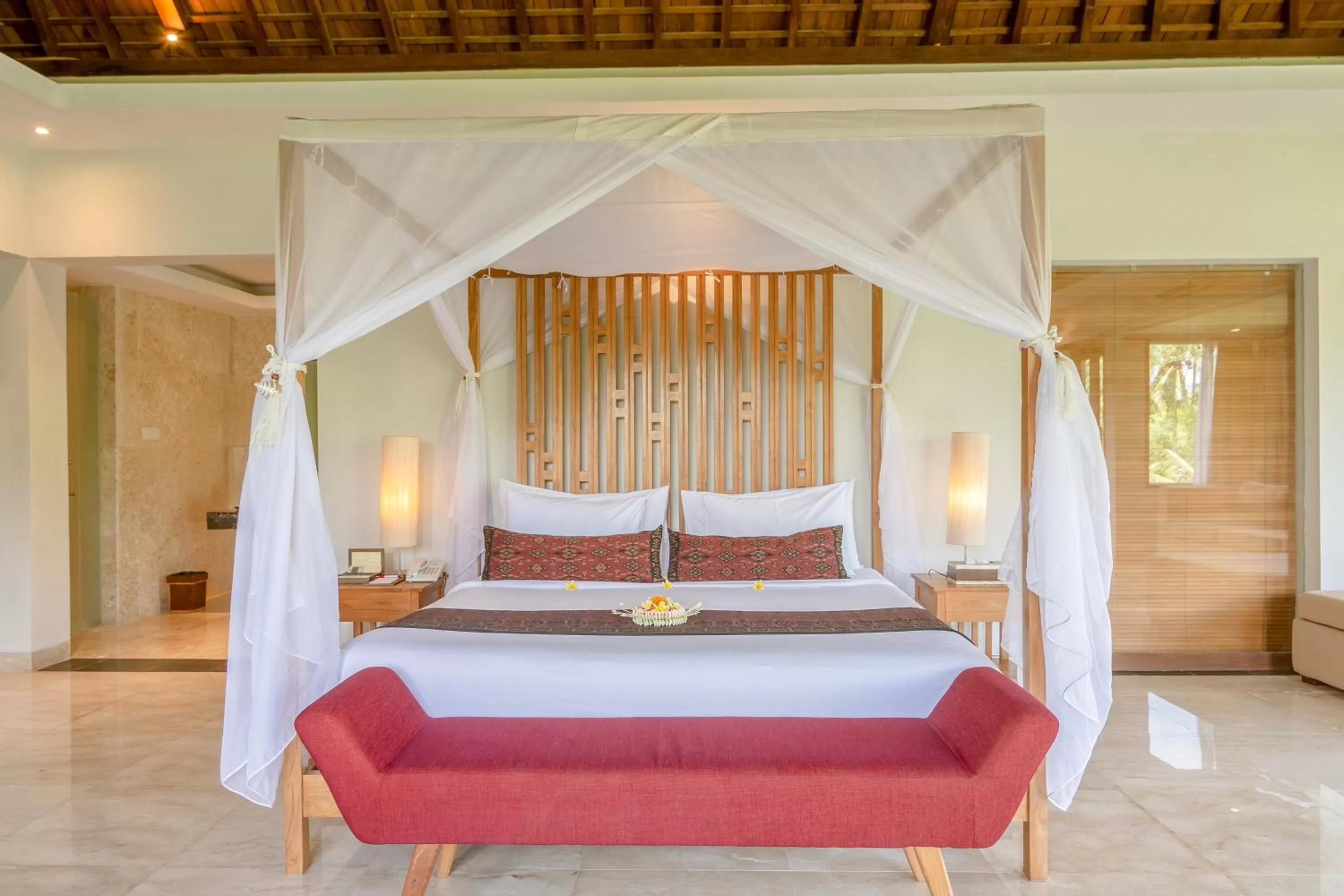 Bed in Puri Sebali Resort