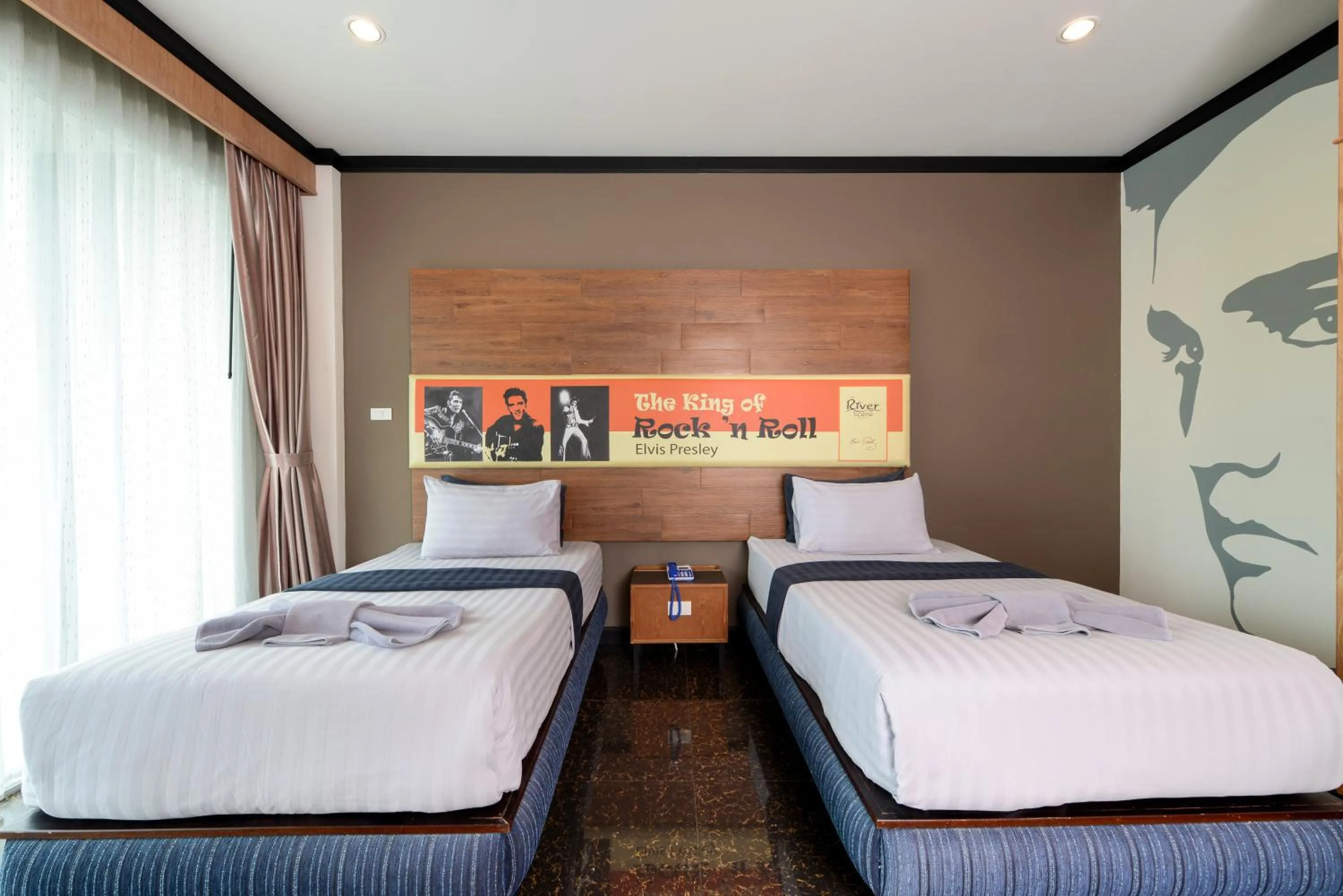 Bed in The River Scene