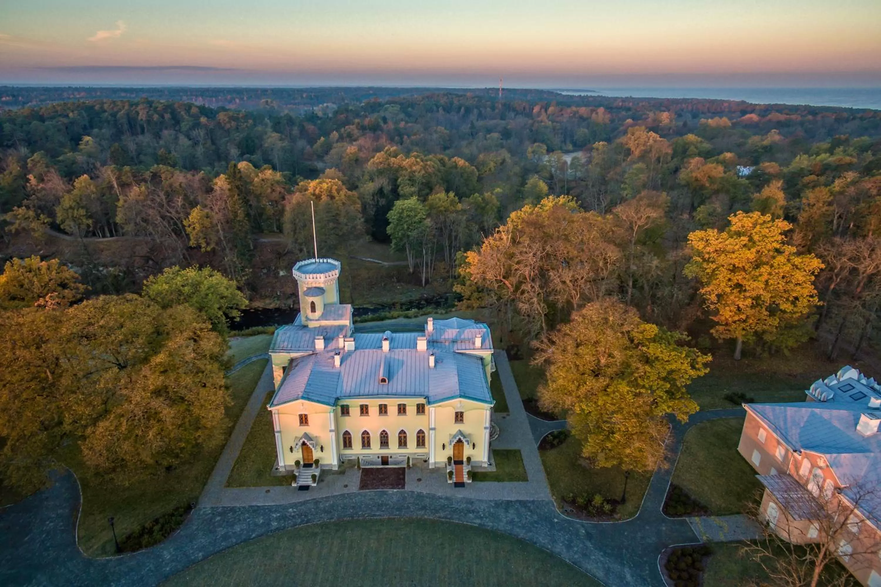 Bird's eye view, Bird's-eye View in Schloss Fall, Keila-Joa