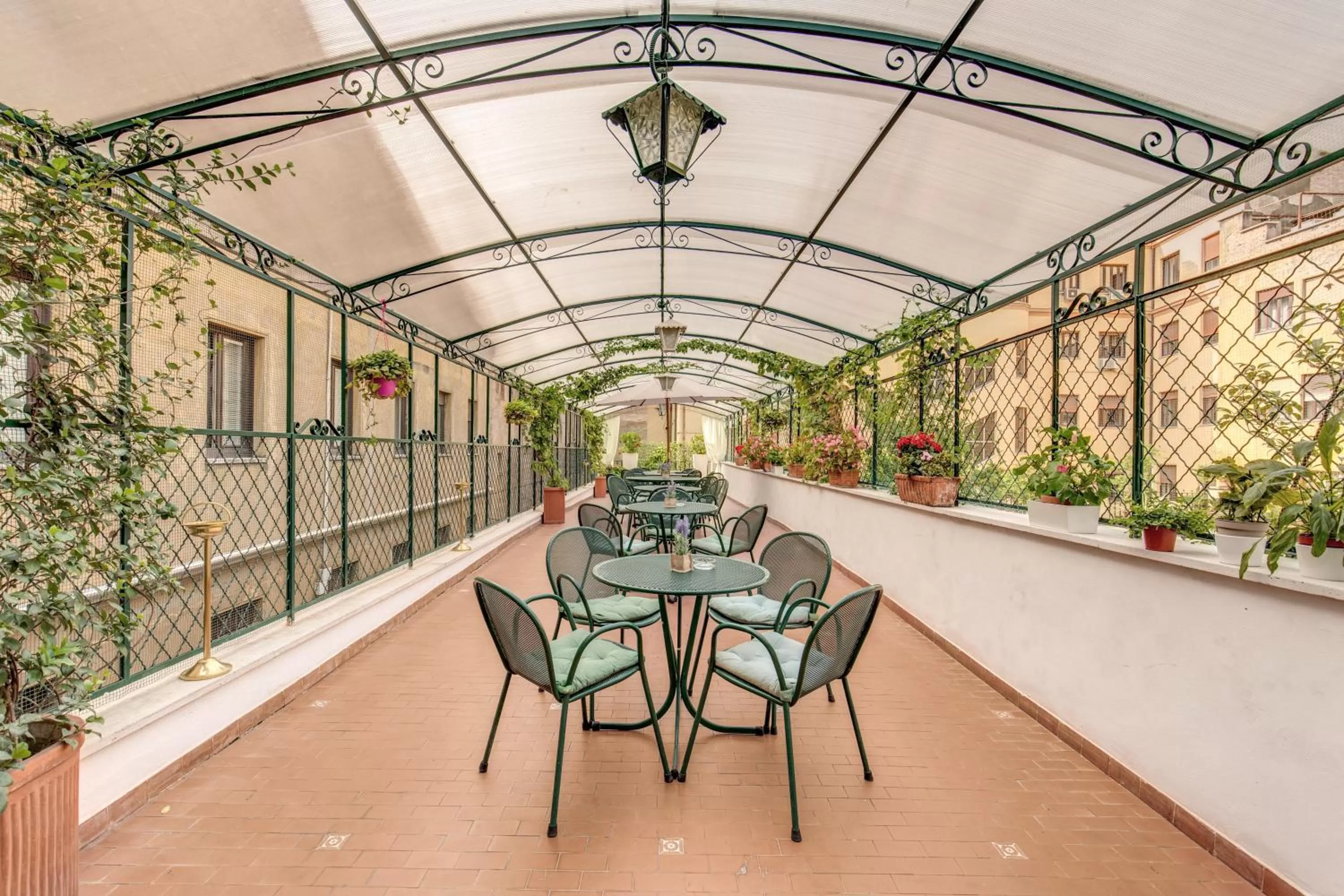 Garden in Hotel King