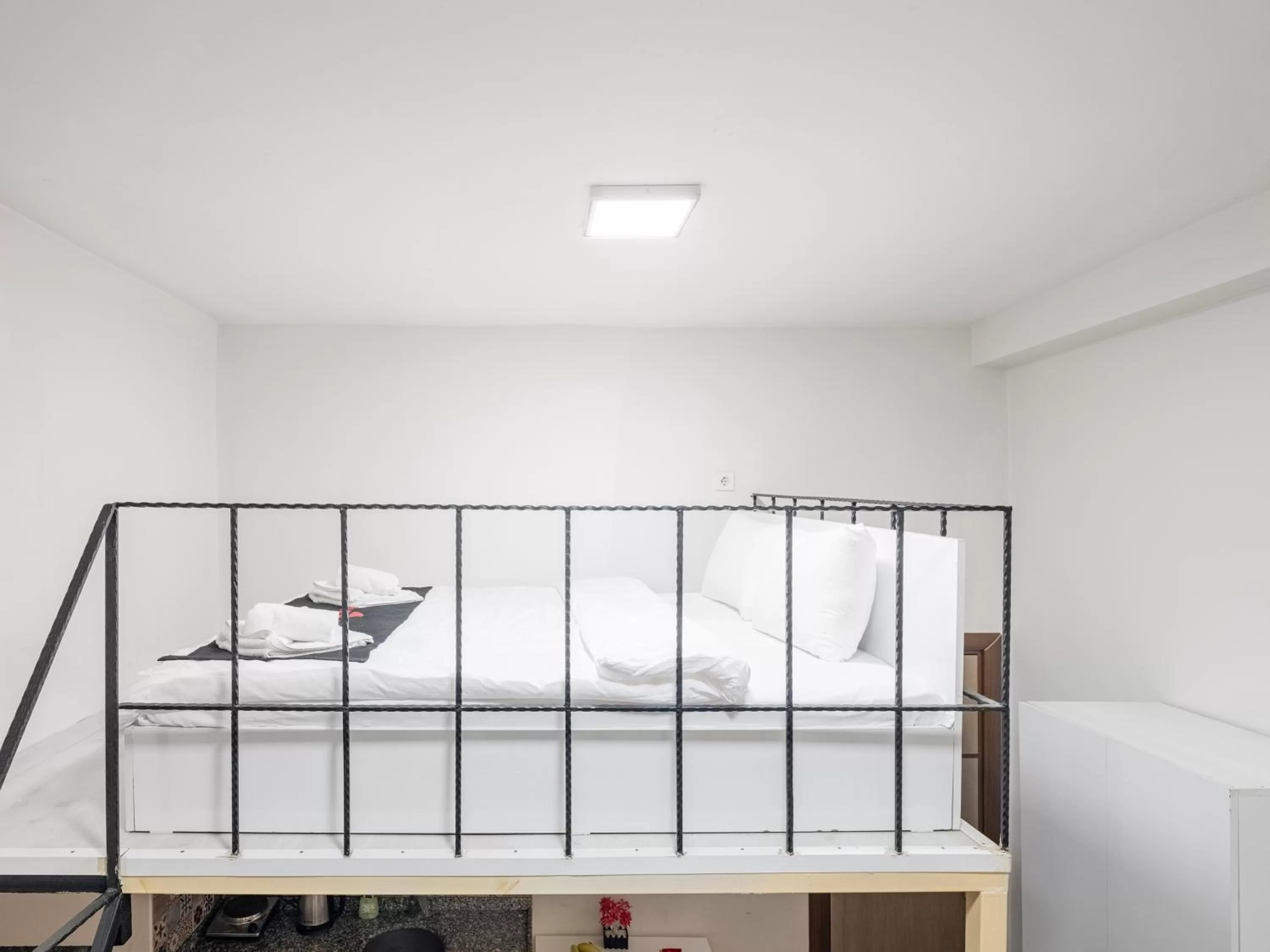 Bed in The Red Tent Suite 88