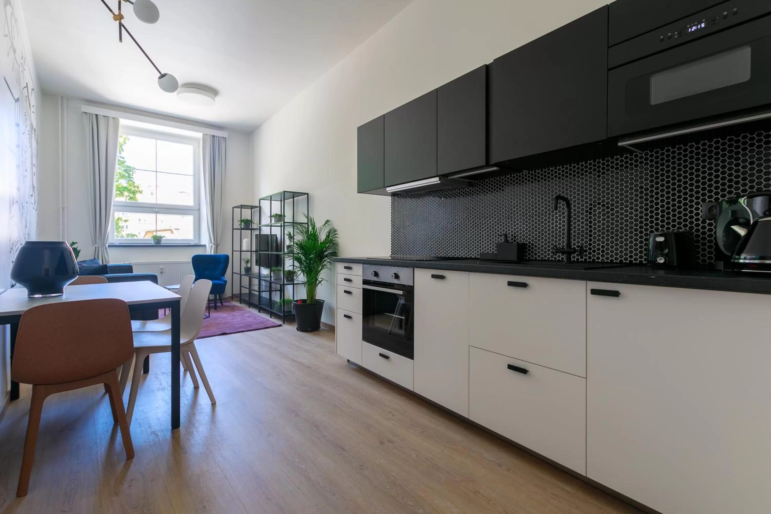 Kitchen or kitchenette in Avantgarde apartments