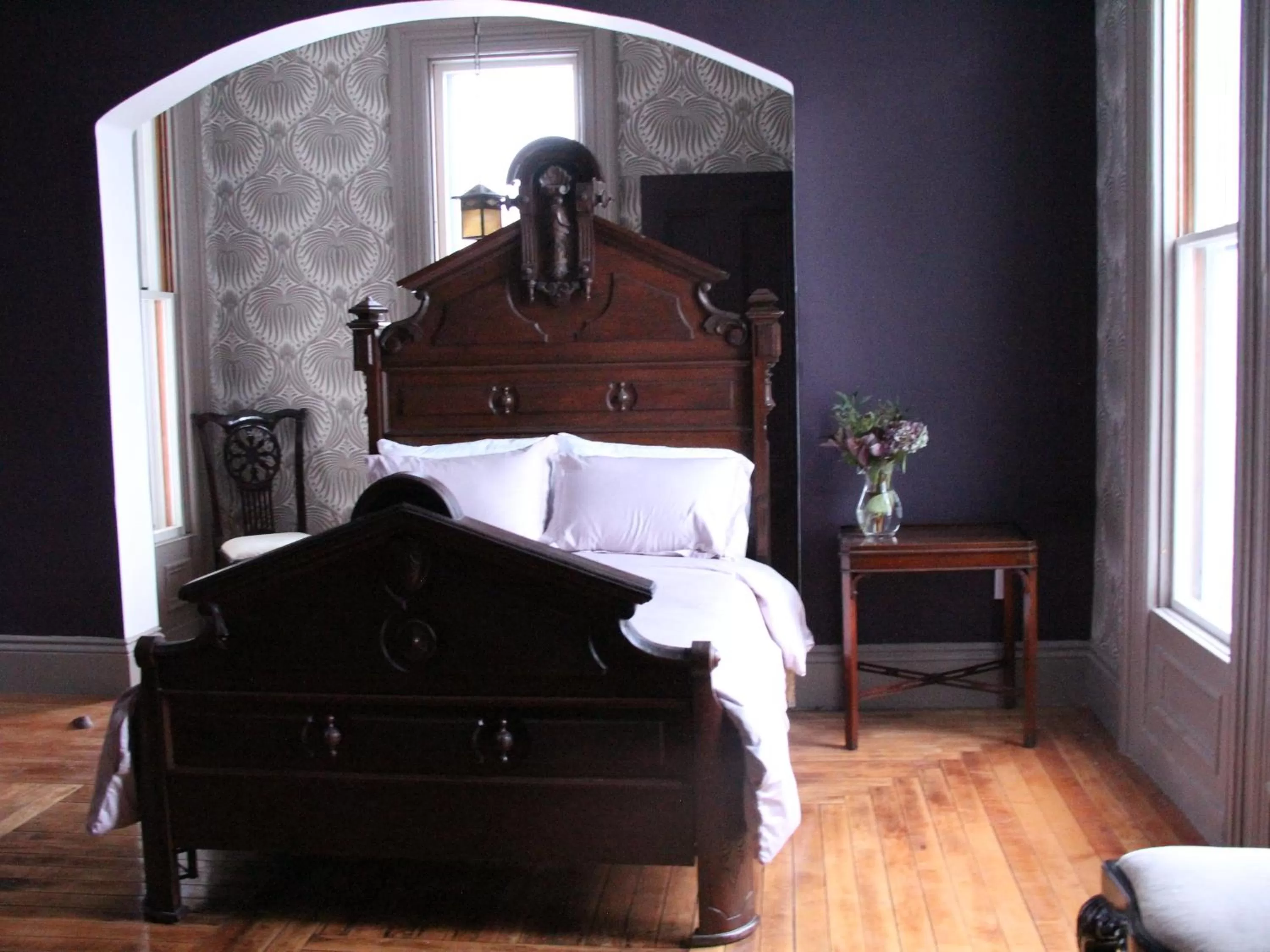 Bed in The Wedding Cake House