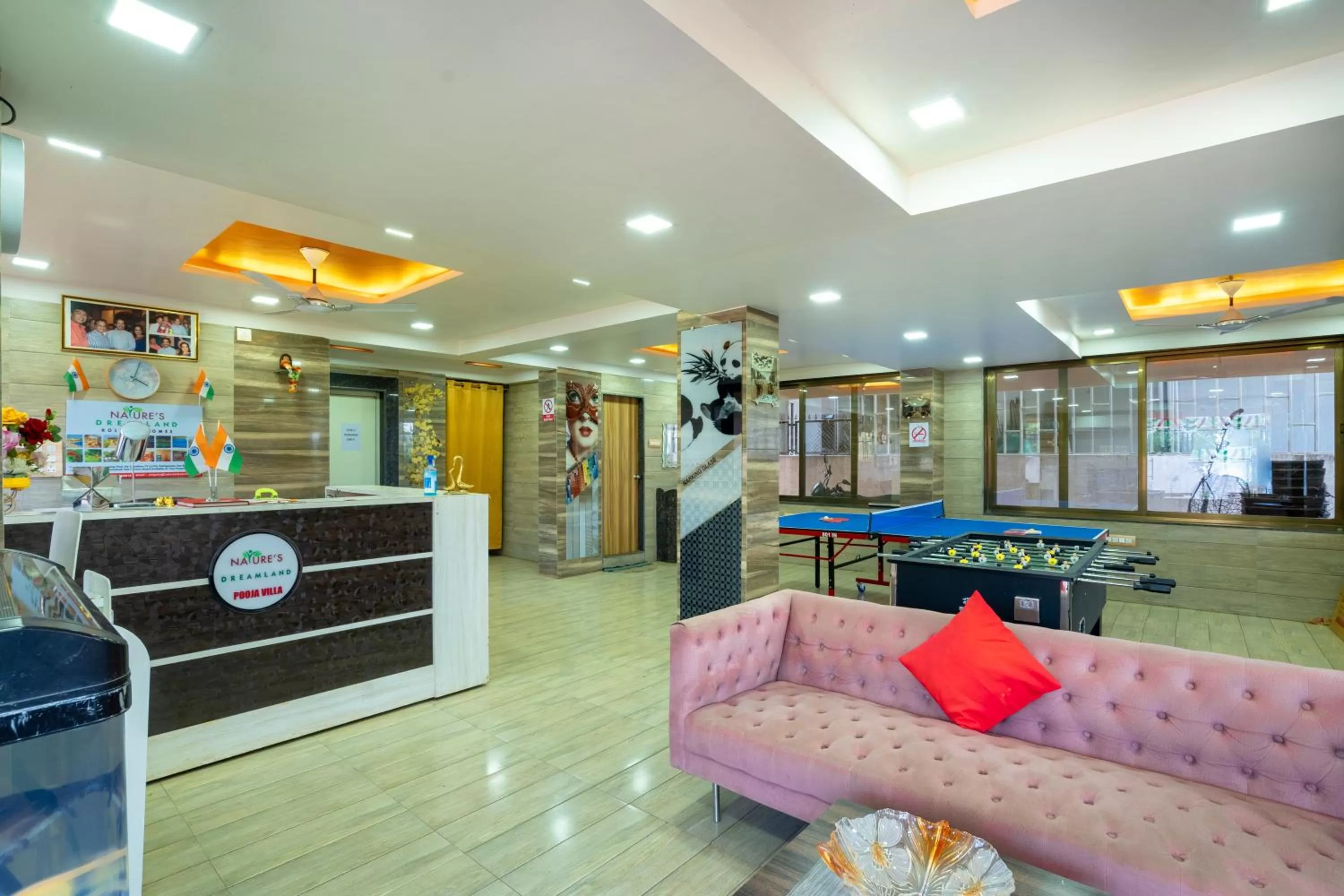 Lobby or reception, Lobby/Reception in Pooja Villa Suites-Rooms and Pool, Igatpuri