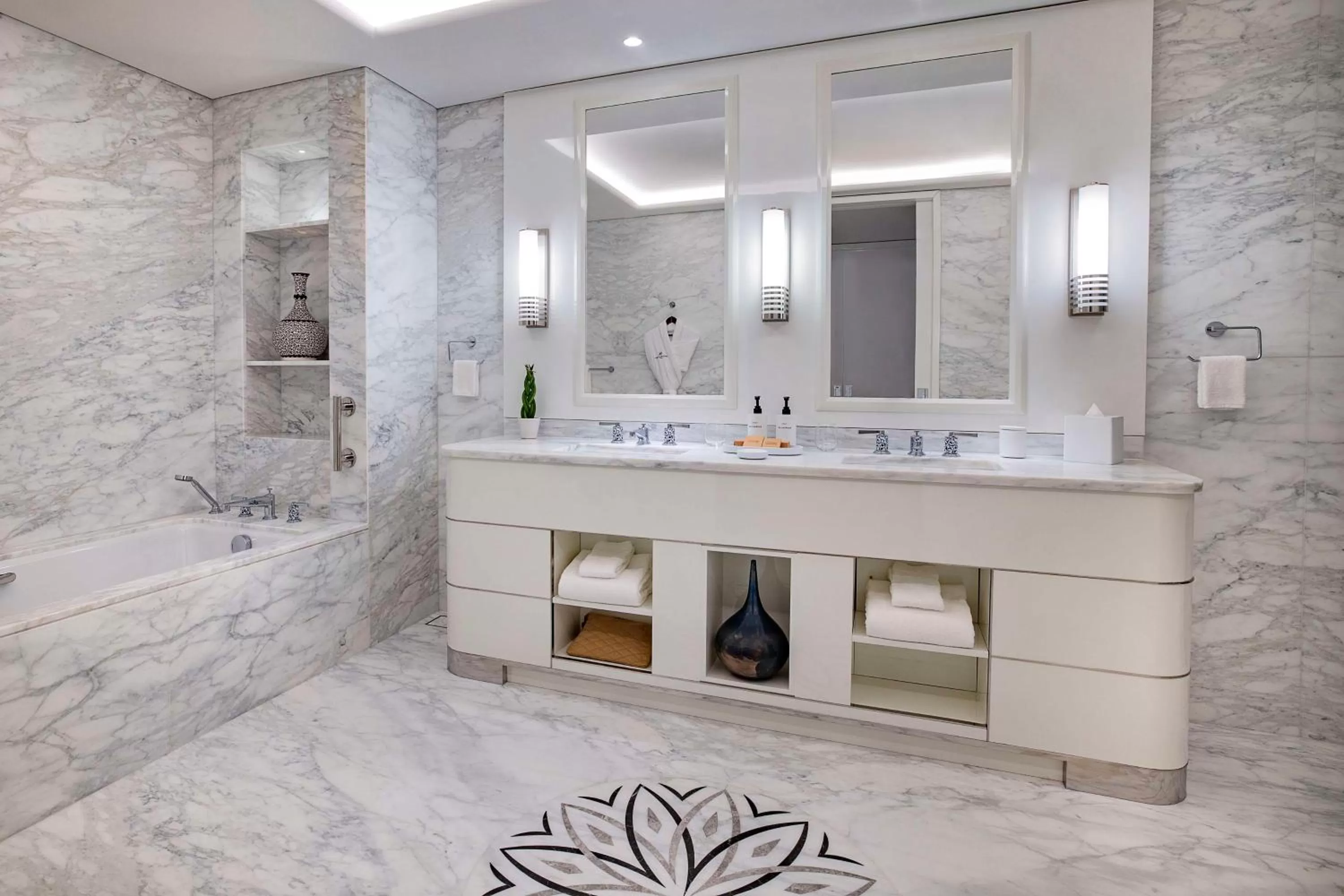 Bathroom in Waldorf Astoria Doha Lusail