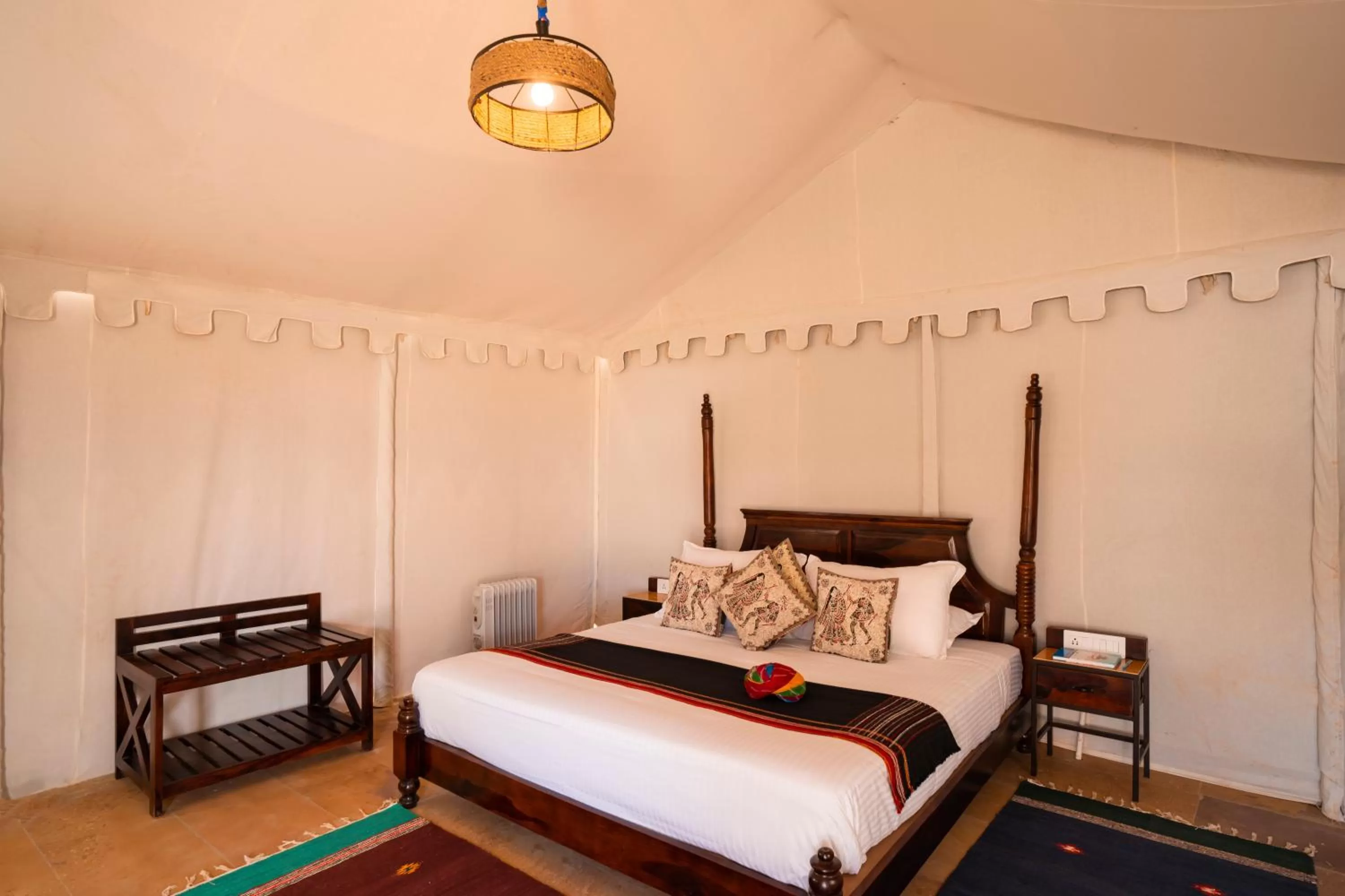 Bed in Helsinki Desert Camp