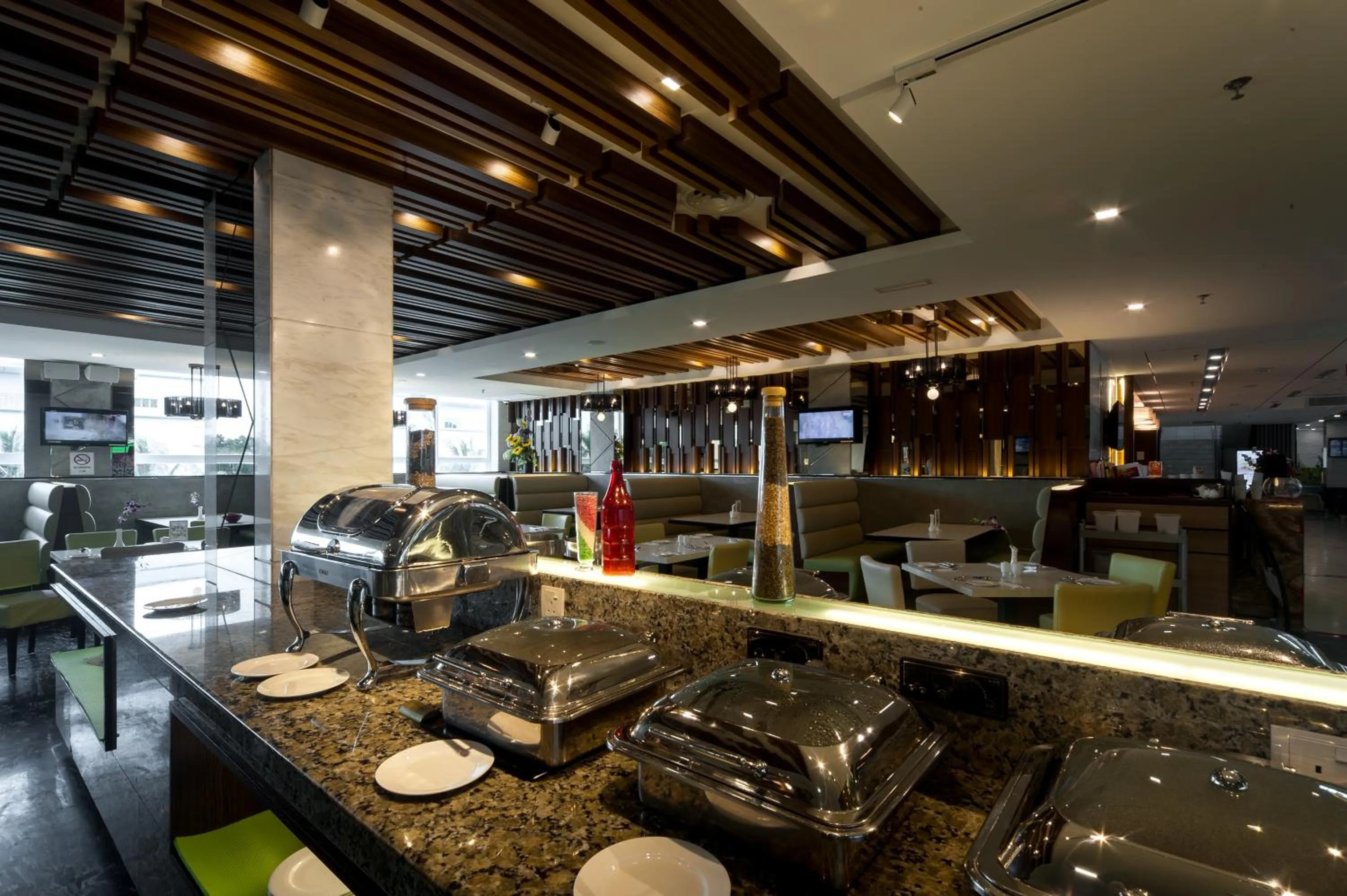 Buffet breakfast in Promenade Hotel Bintulu