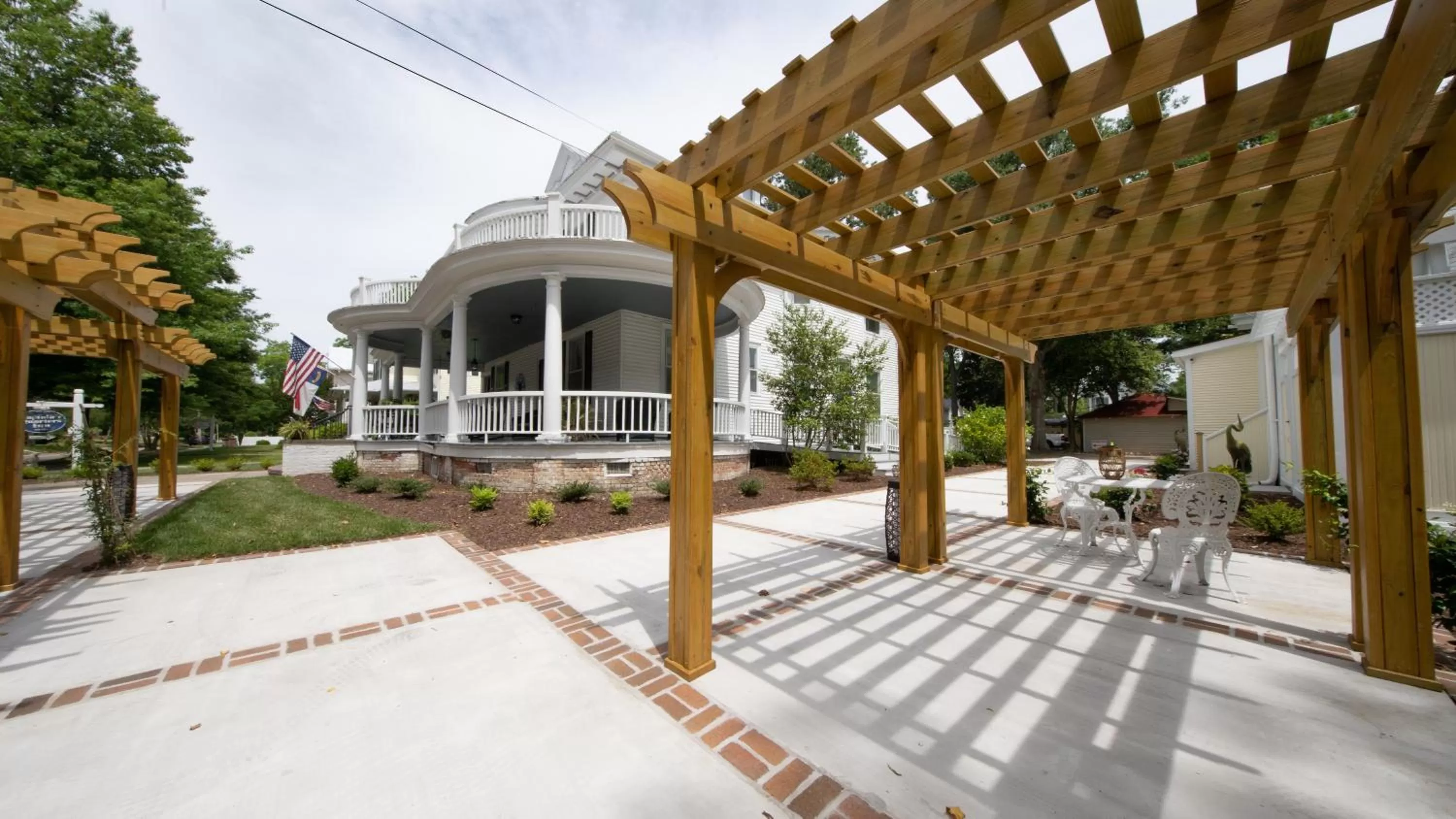 Balcony/Terrace in The Edenton Collection-Captain's Quarters Inn
