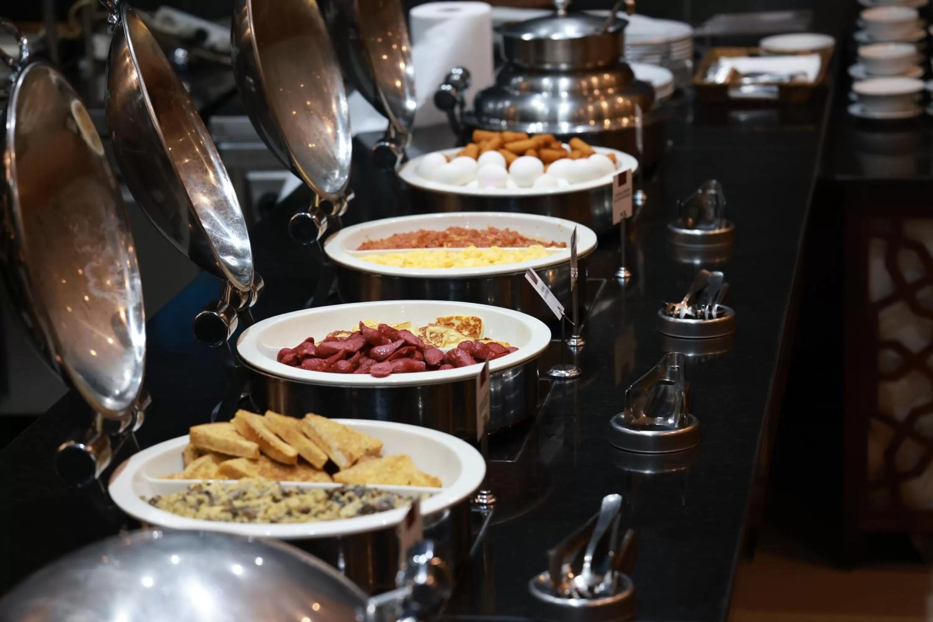 Buffet breakfast in Nova Plaza Prime Hotel