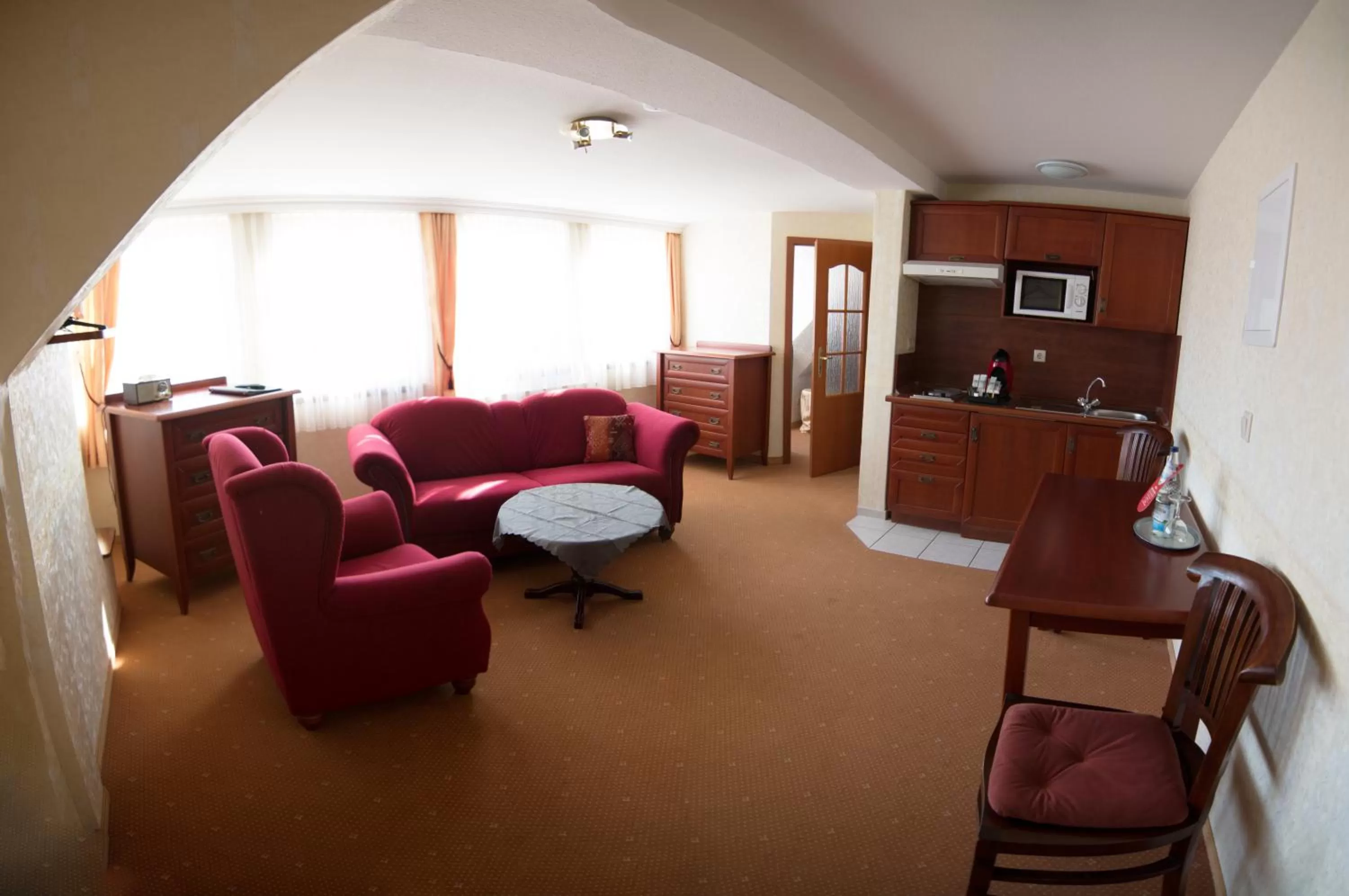 Quiet street view in Schloss Zehdenick