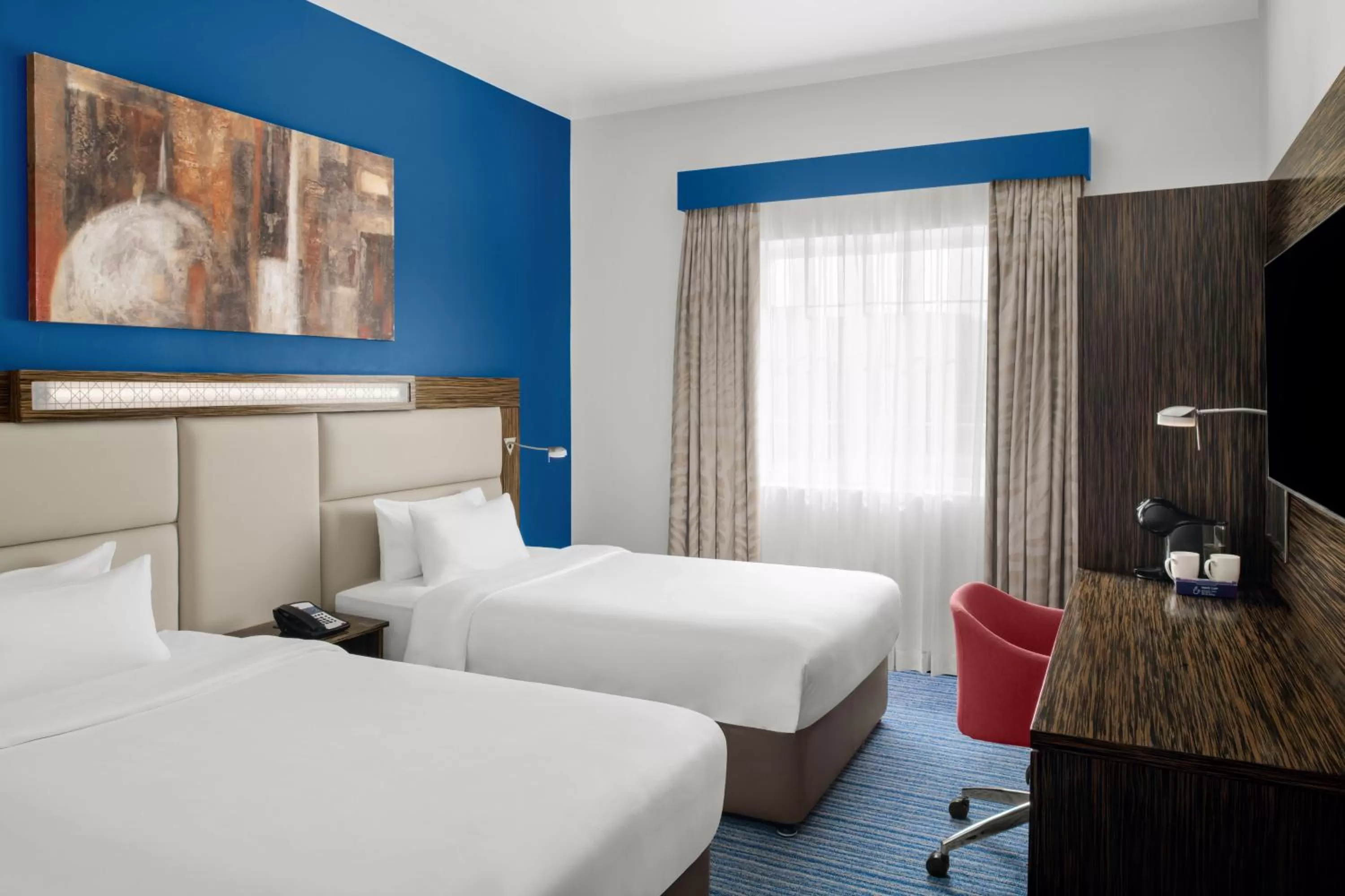 Photo of the whole room, Bed in Holiday Inn Express Dubai Safa Park by IHG