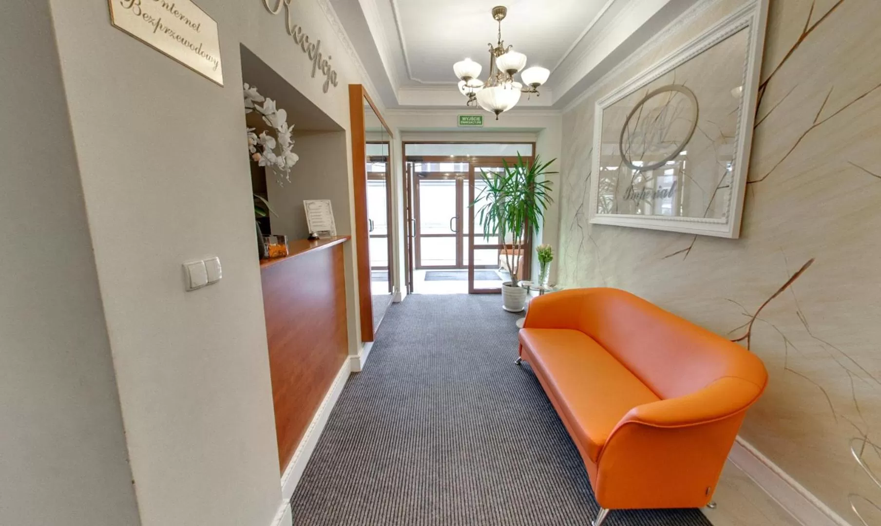 Lobby or reception in Restauracja Hotel Imperial