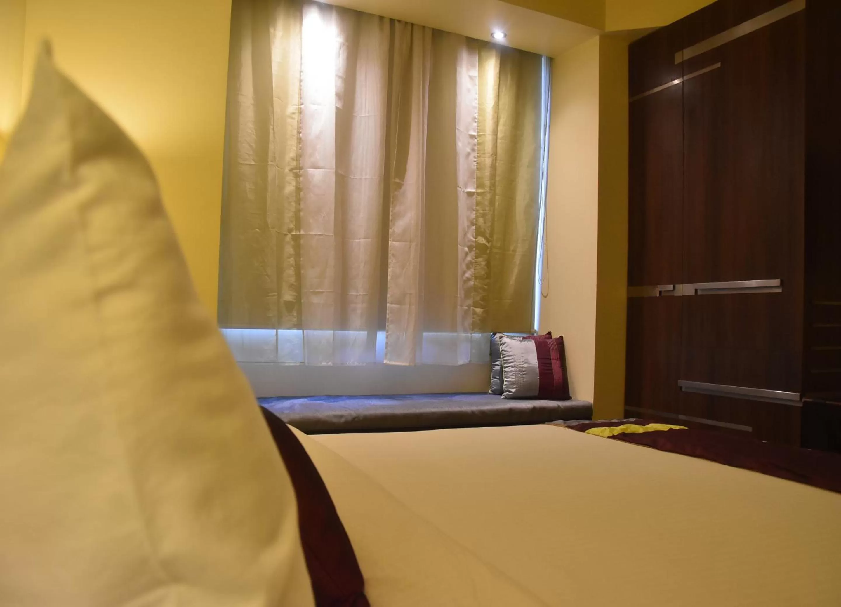 Bedroom, Bed in Marasa Sarovar Portico -Rajkot