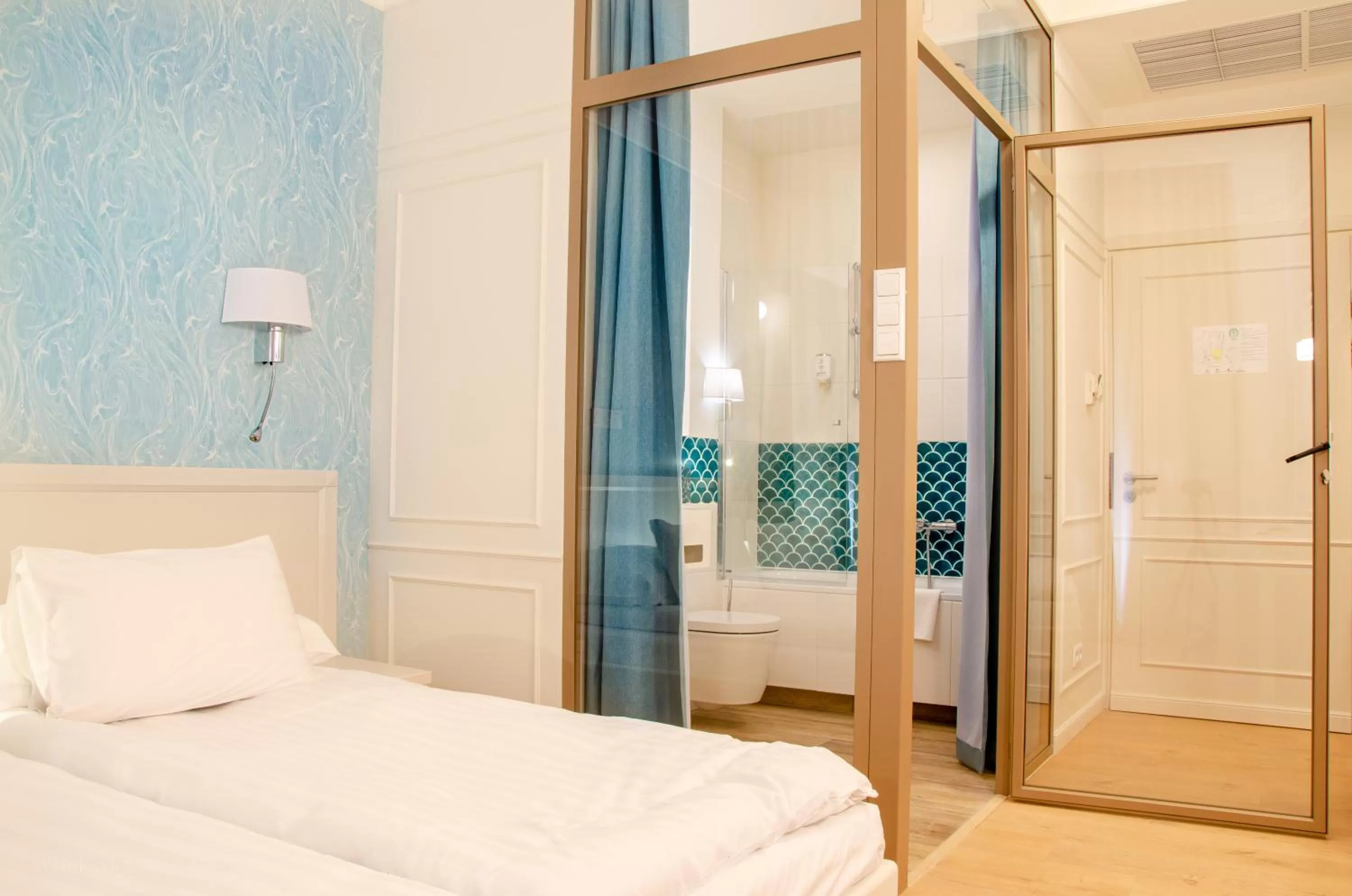 Bed in Hotel Villa Baltica