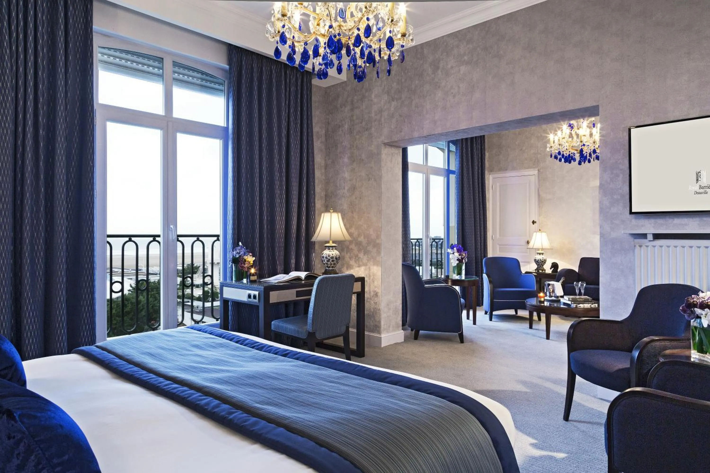 Photo of the whole room, Bed in Hôtel Barrière Le Royal Deauville