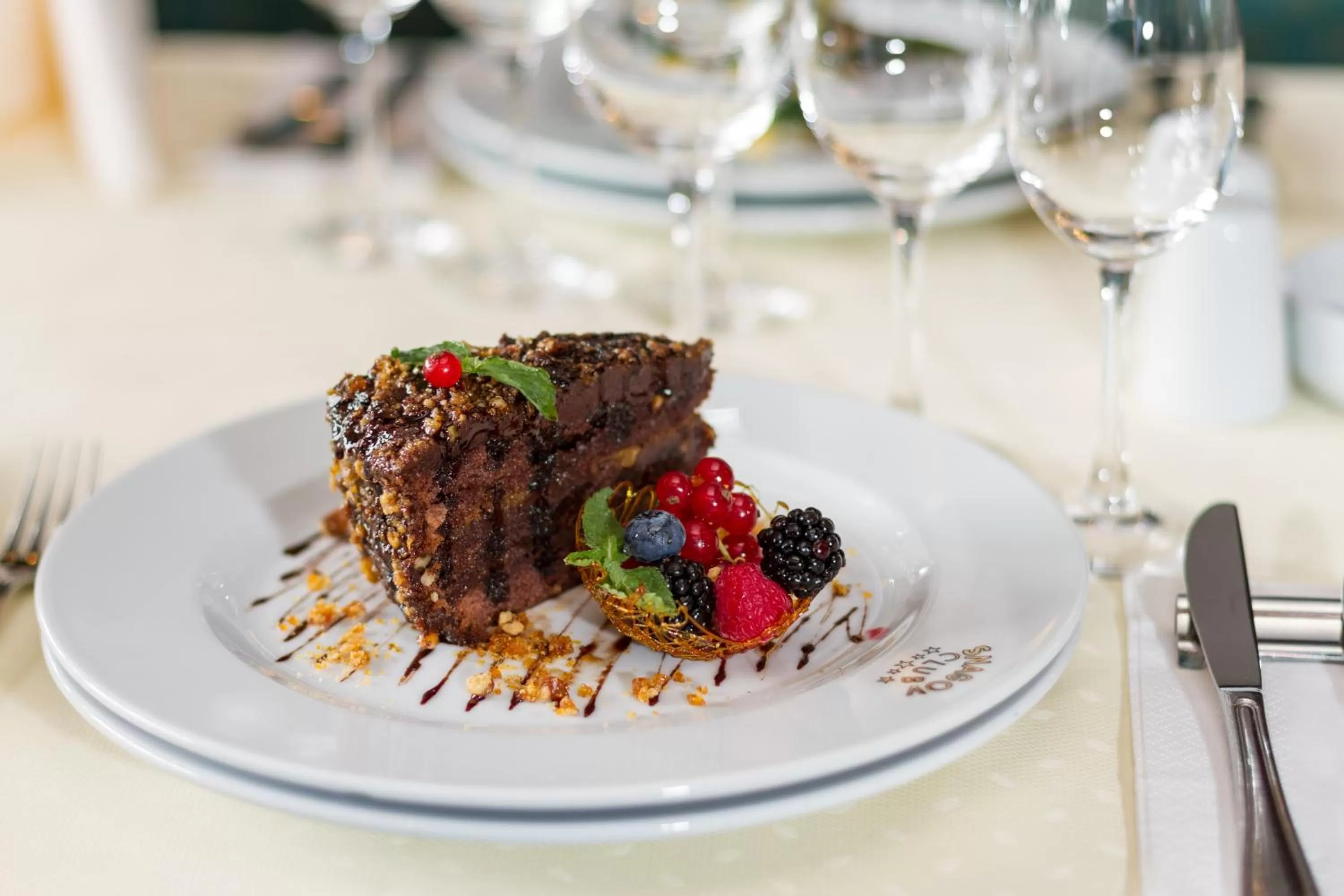 Food and drinks in Hotel Snagov Club