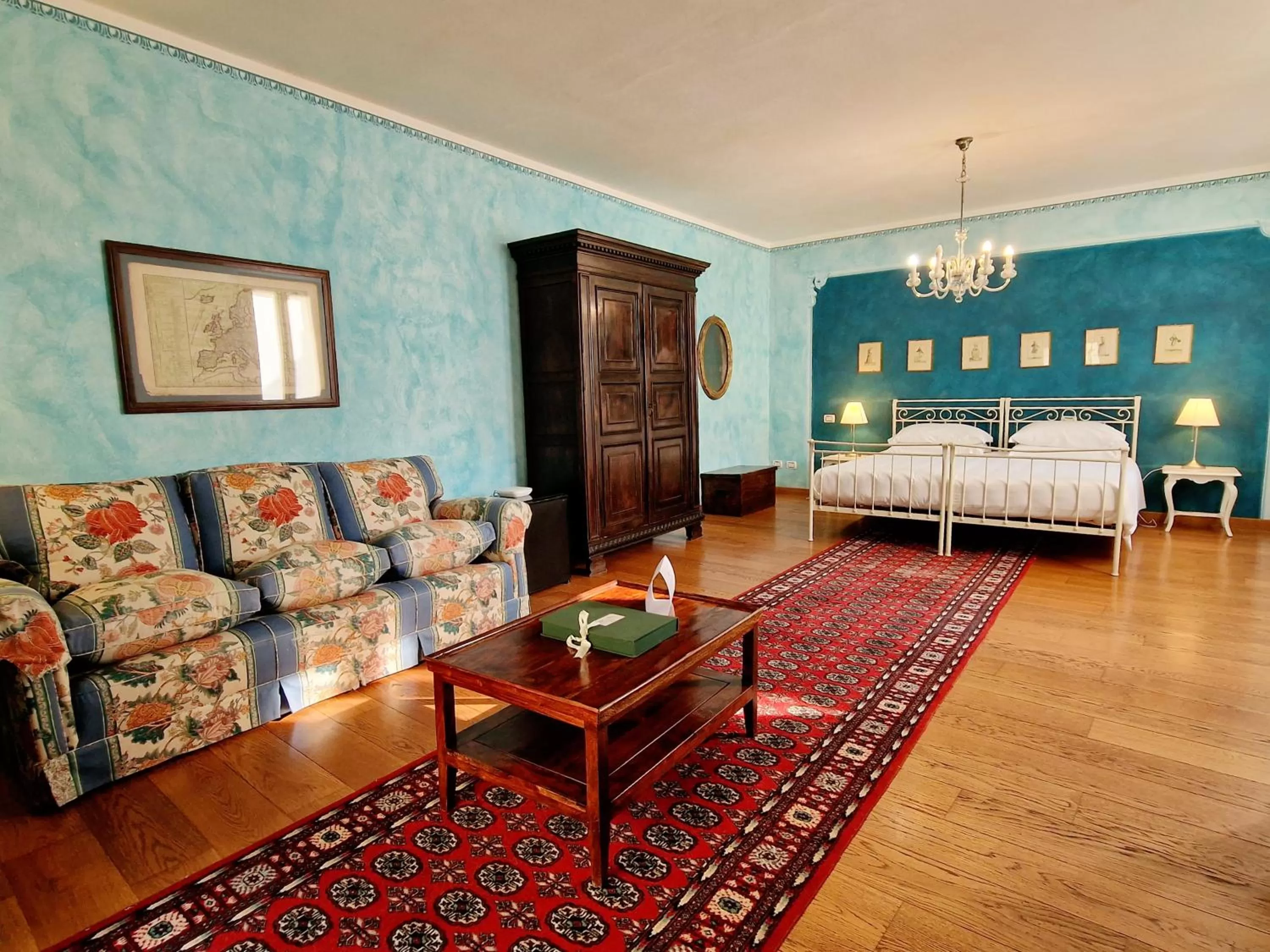 Seating area, Bed in Relais Vimercati