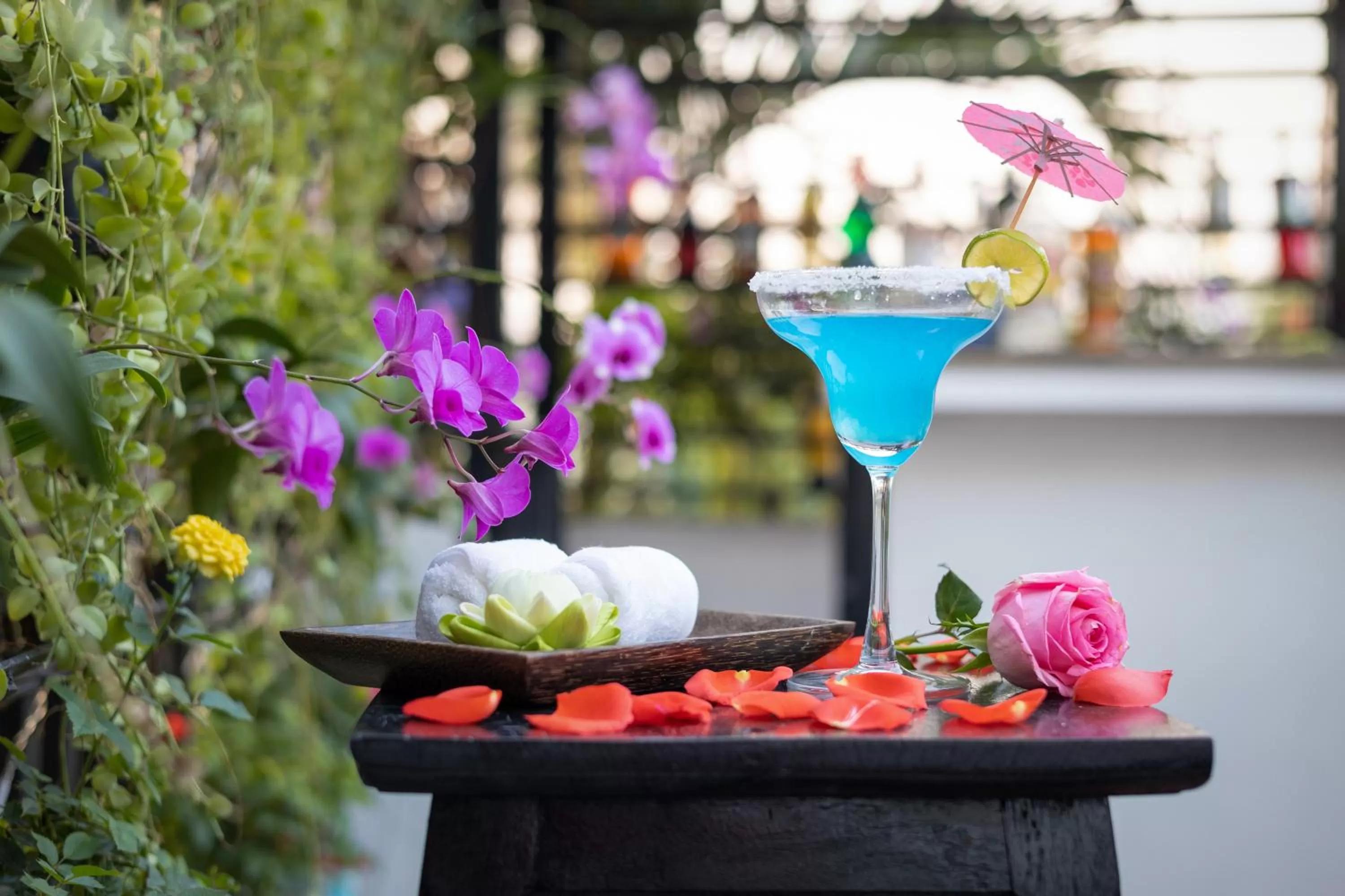 Lounge or bar in The Five Senses Boutique Hotel