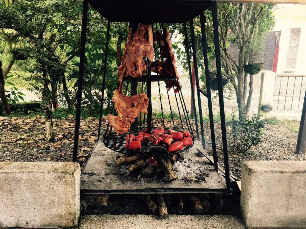 BBQ facilities in Finca Campestre La Adelita B&B