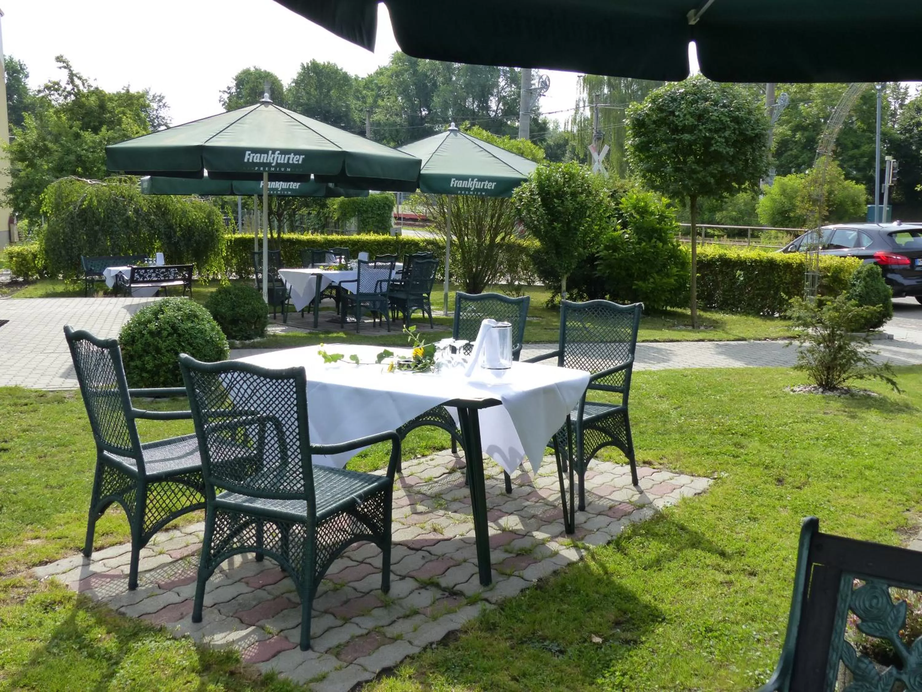 Patio in Hotel Zur Alten Oder- Frankfurt-Oder