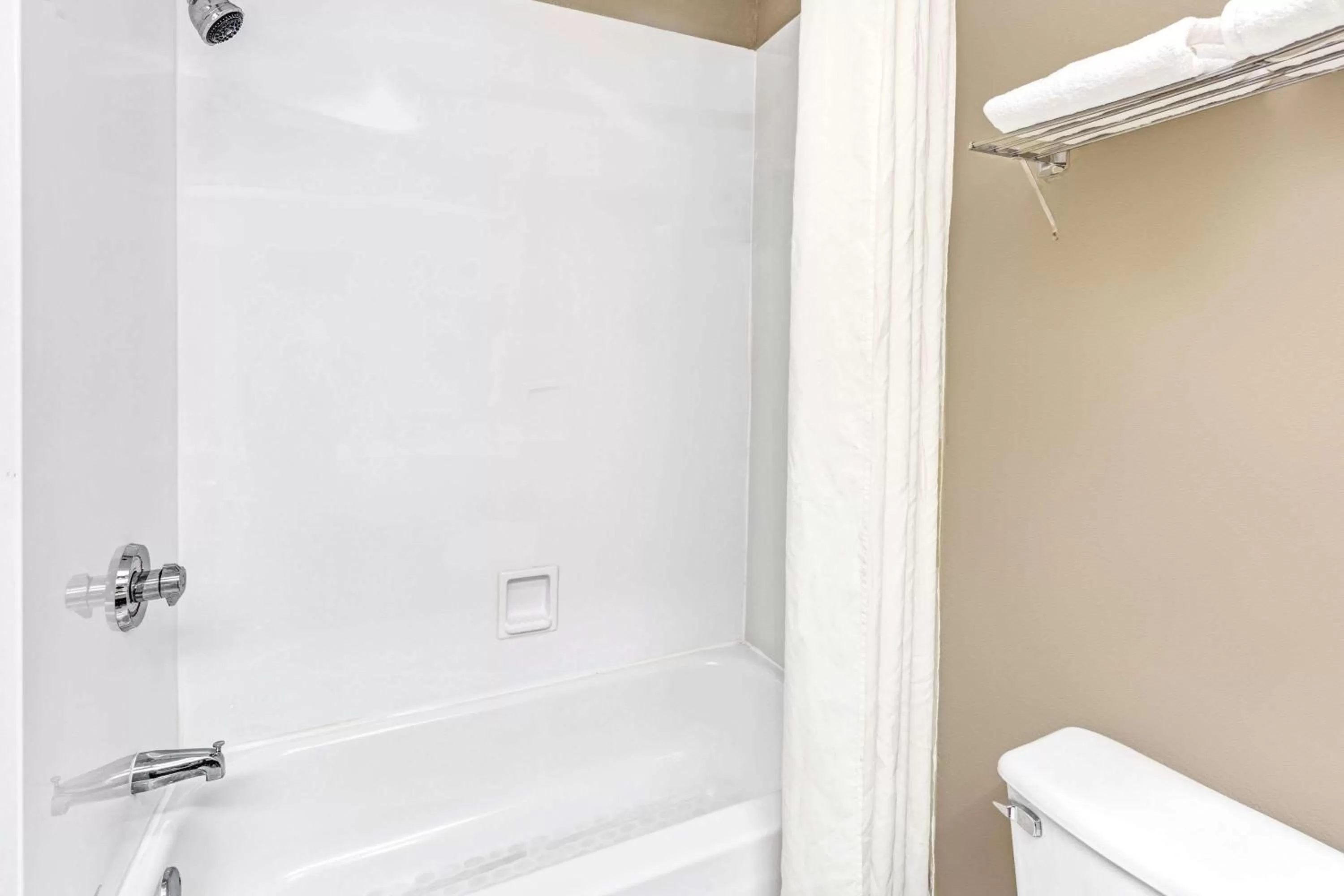 Bathroom in Super 8 by Wyndham Dawsonville