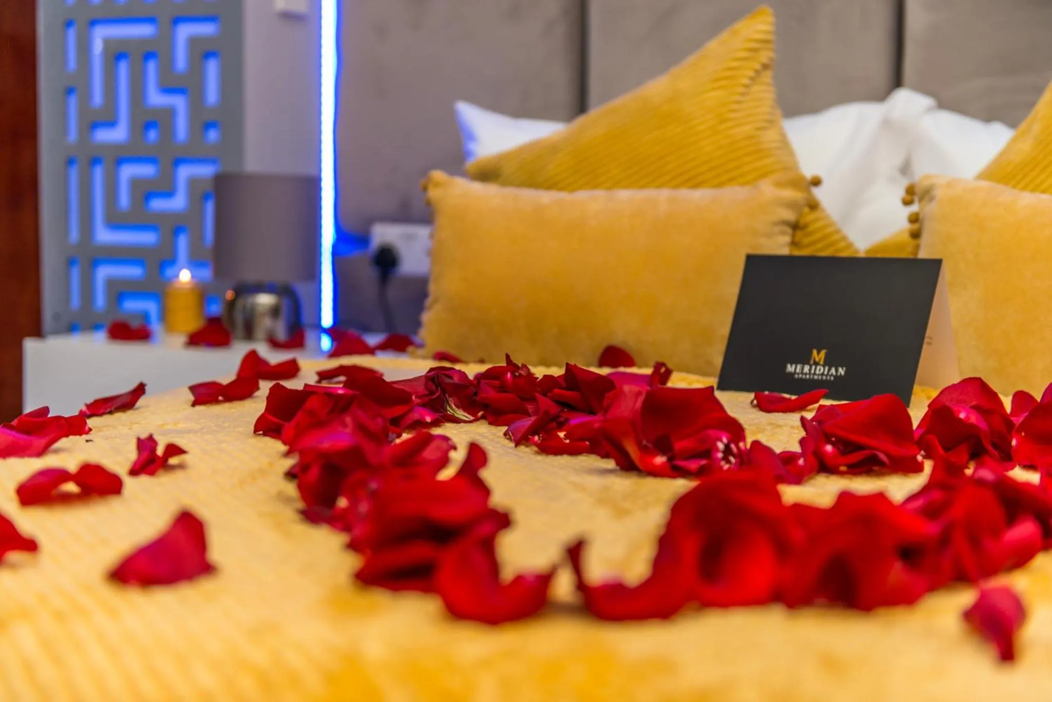 Bed in Meridian Serviced Apartments