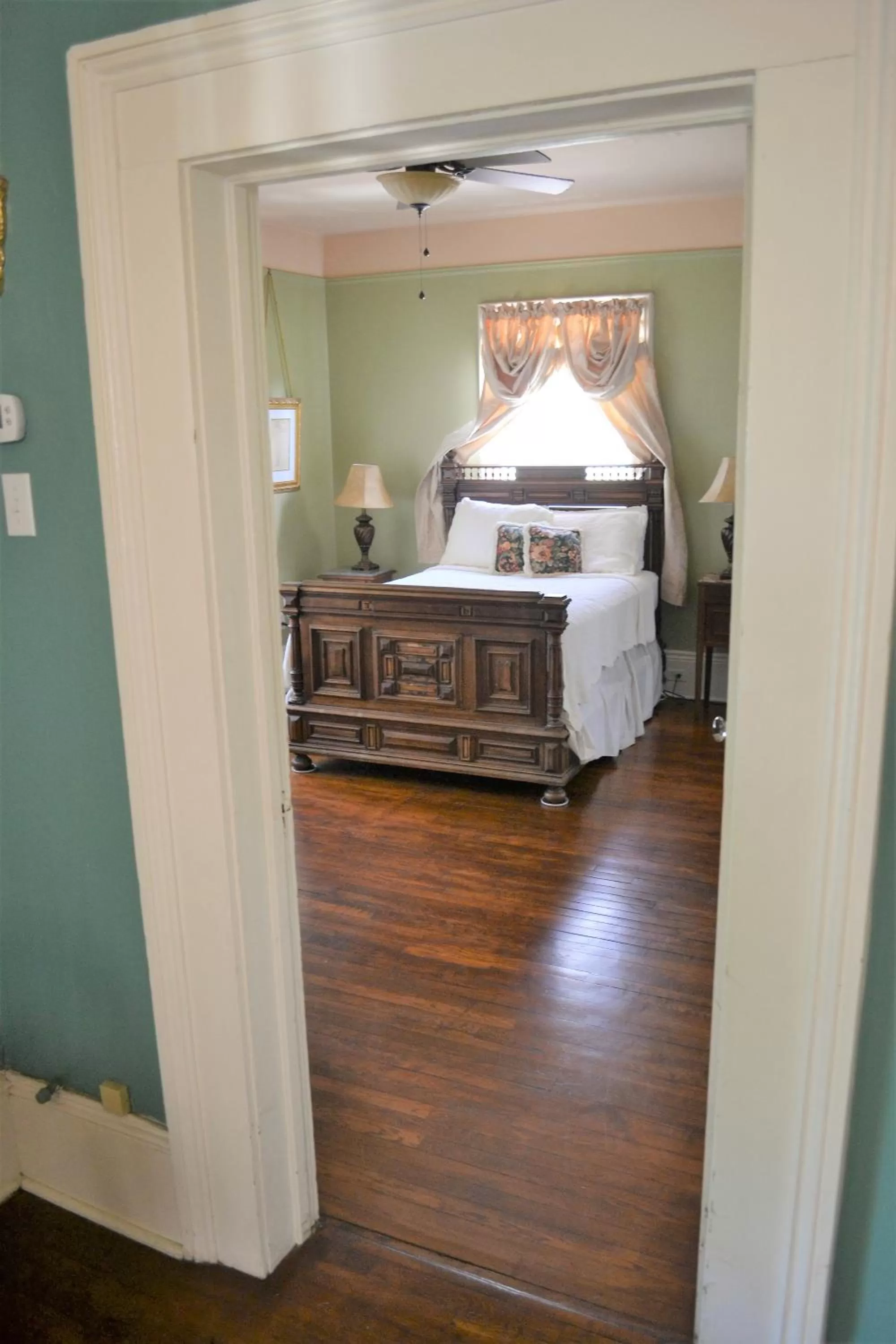 Bed in Edgar Degas House Historic Home and Museum