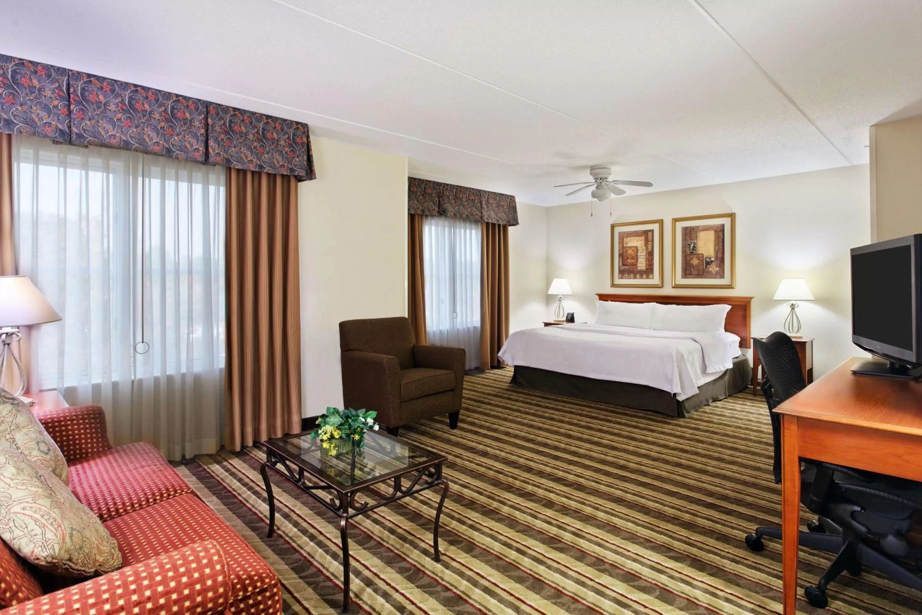 King suite with Bath Tub - hearing Accessible/Non-Smoking in Homewood Suites by Hilton Richmond - Airport