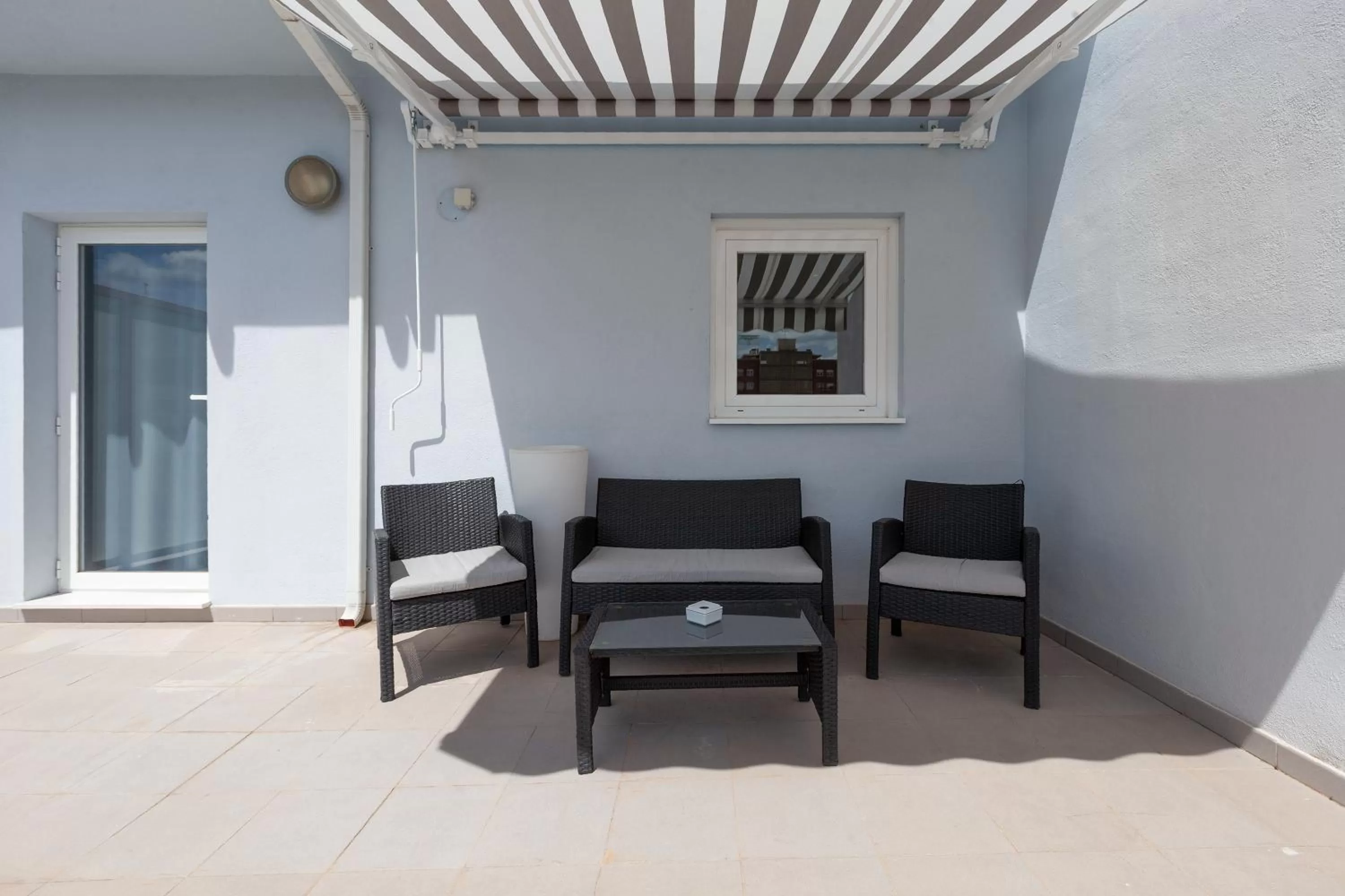 Balcony/Terrace in Hotel Olympia Universidades