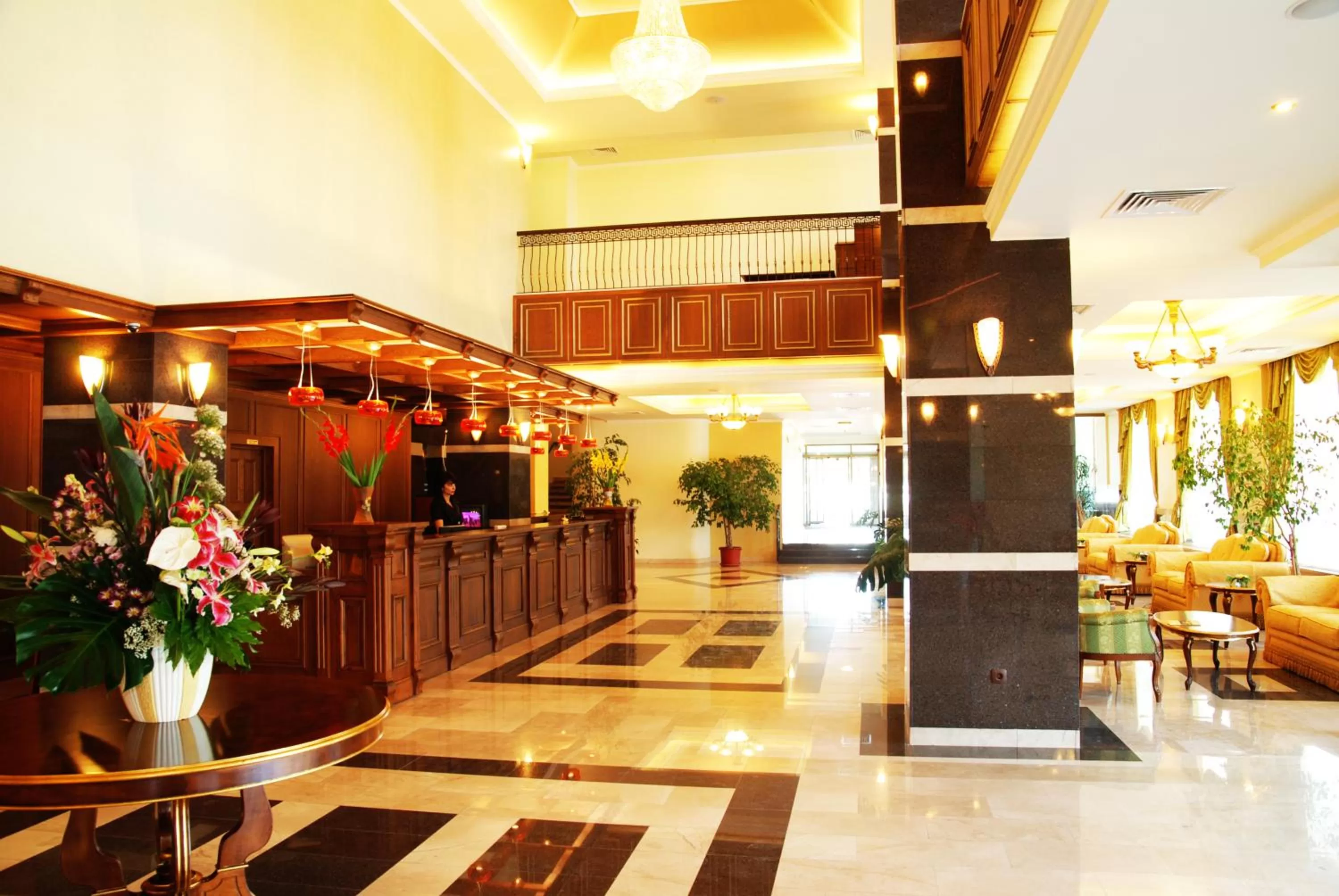 Lobby or reception in Hotel Central