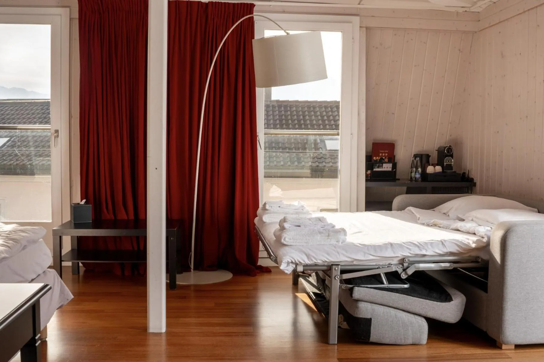 Bed in Tralala Hotel Montreux