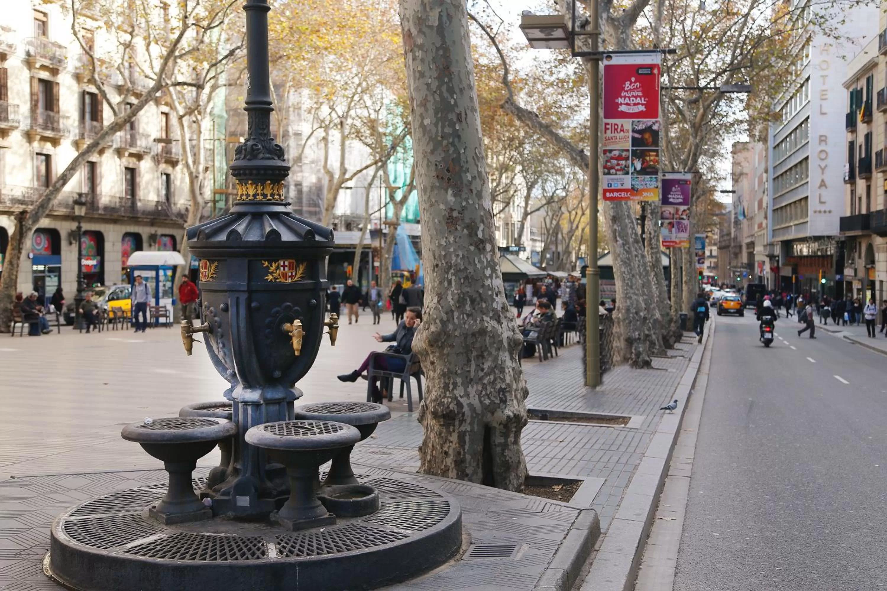 Facade/entrance in Royal Ramblas