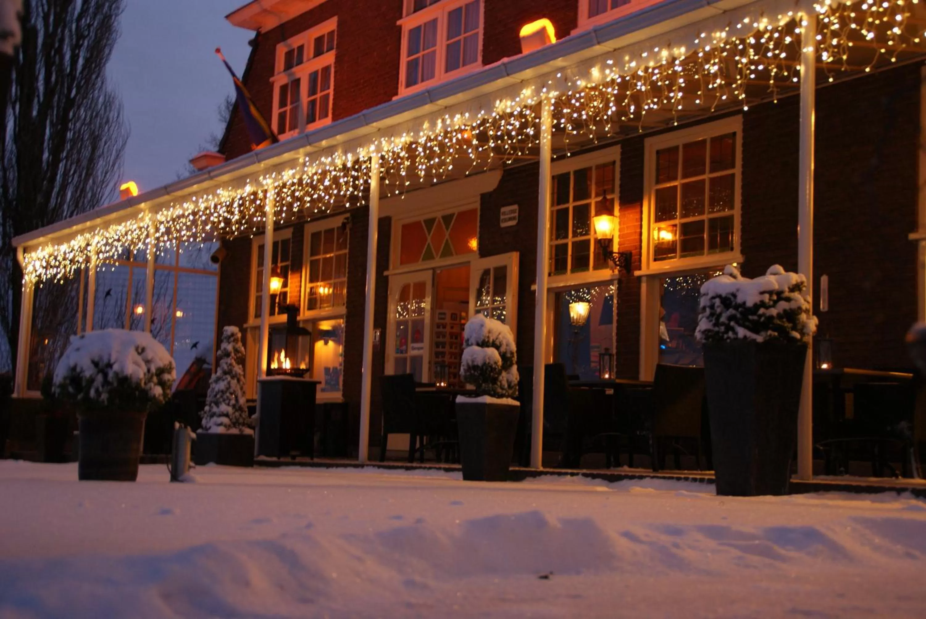 Facade/entrance, Winter in De Gouden Molen