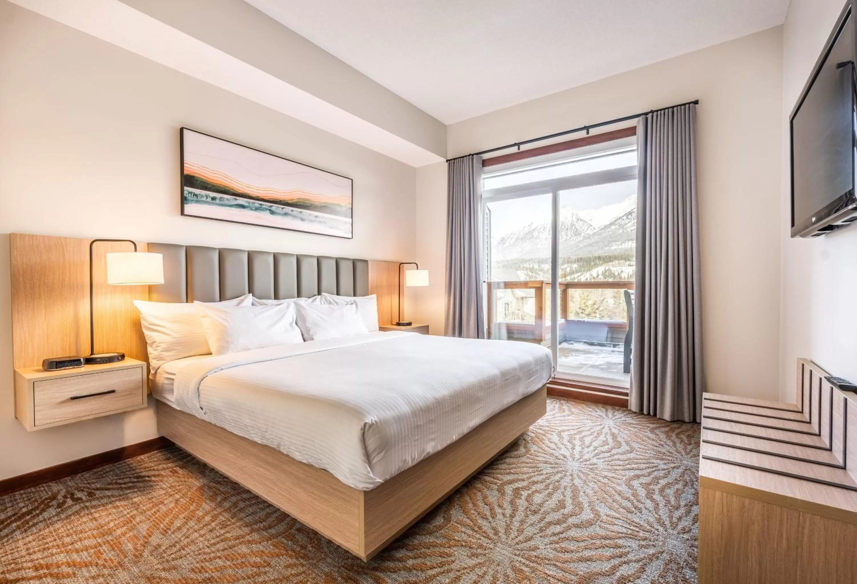 Bedroom, Bed in Blackstone Mountain Lodge by CLIQUE