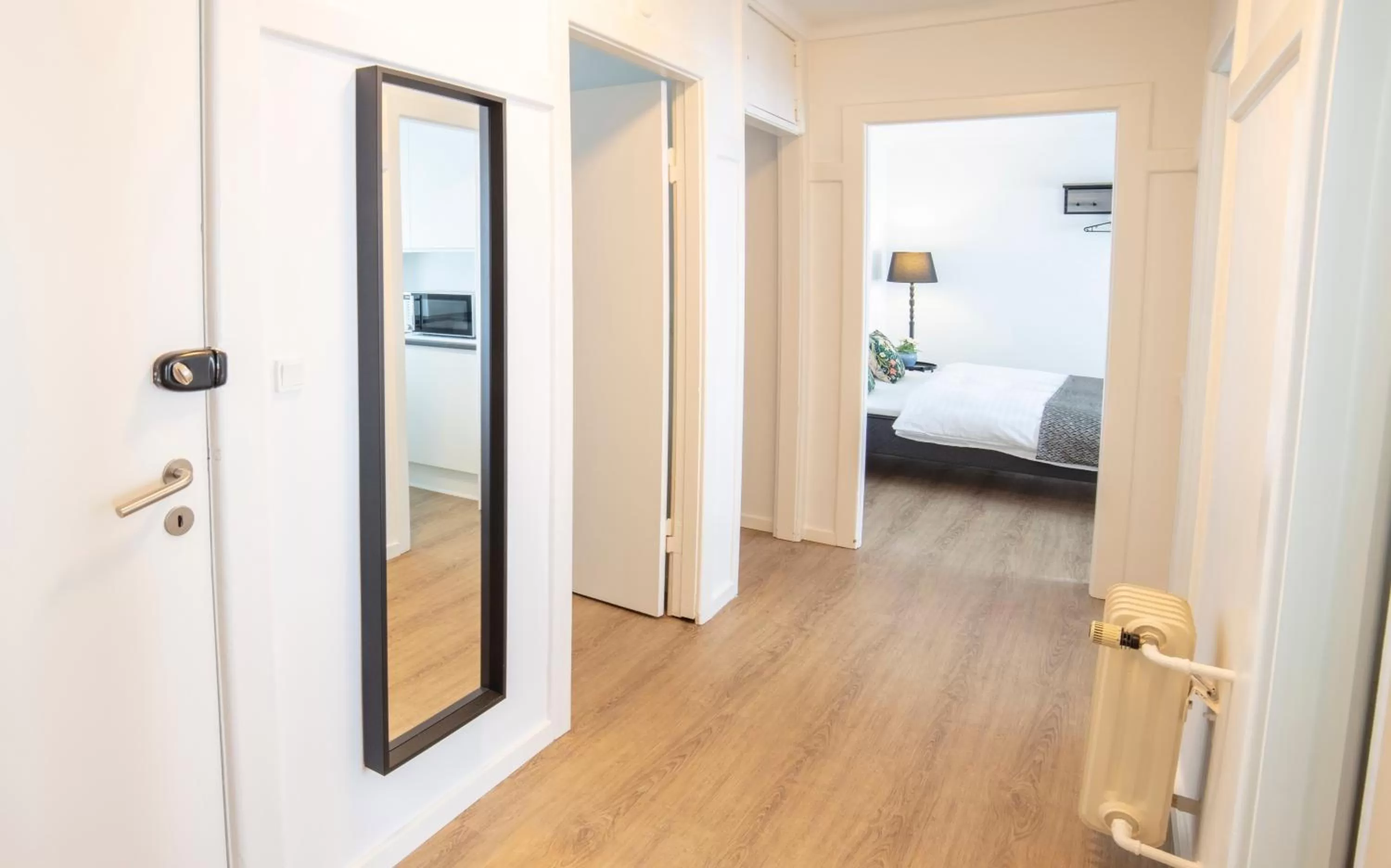 Bedroom, Bathroom in Herlev Kro og Hotel