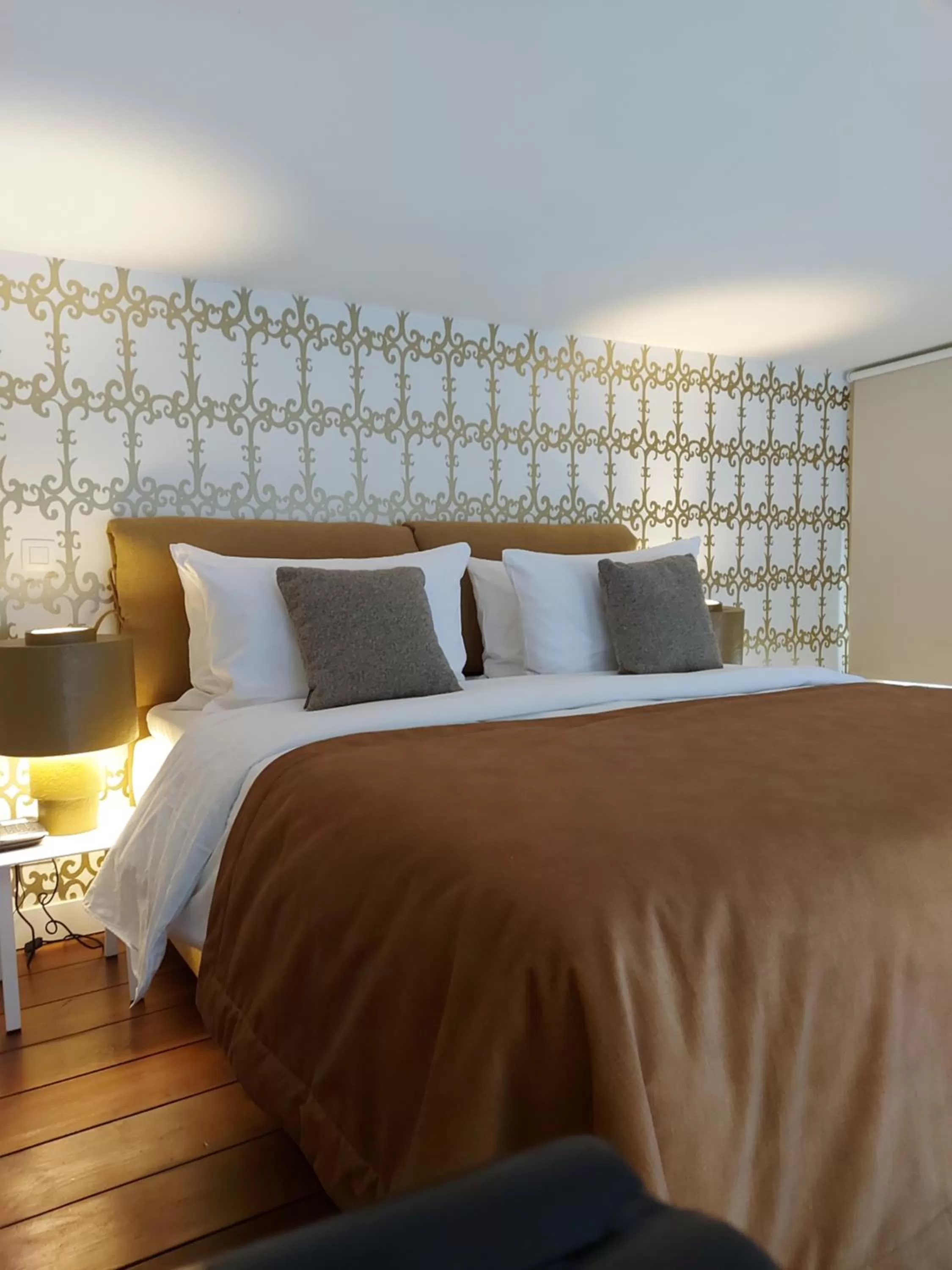 Bed in Hotel 'T Sandt