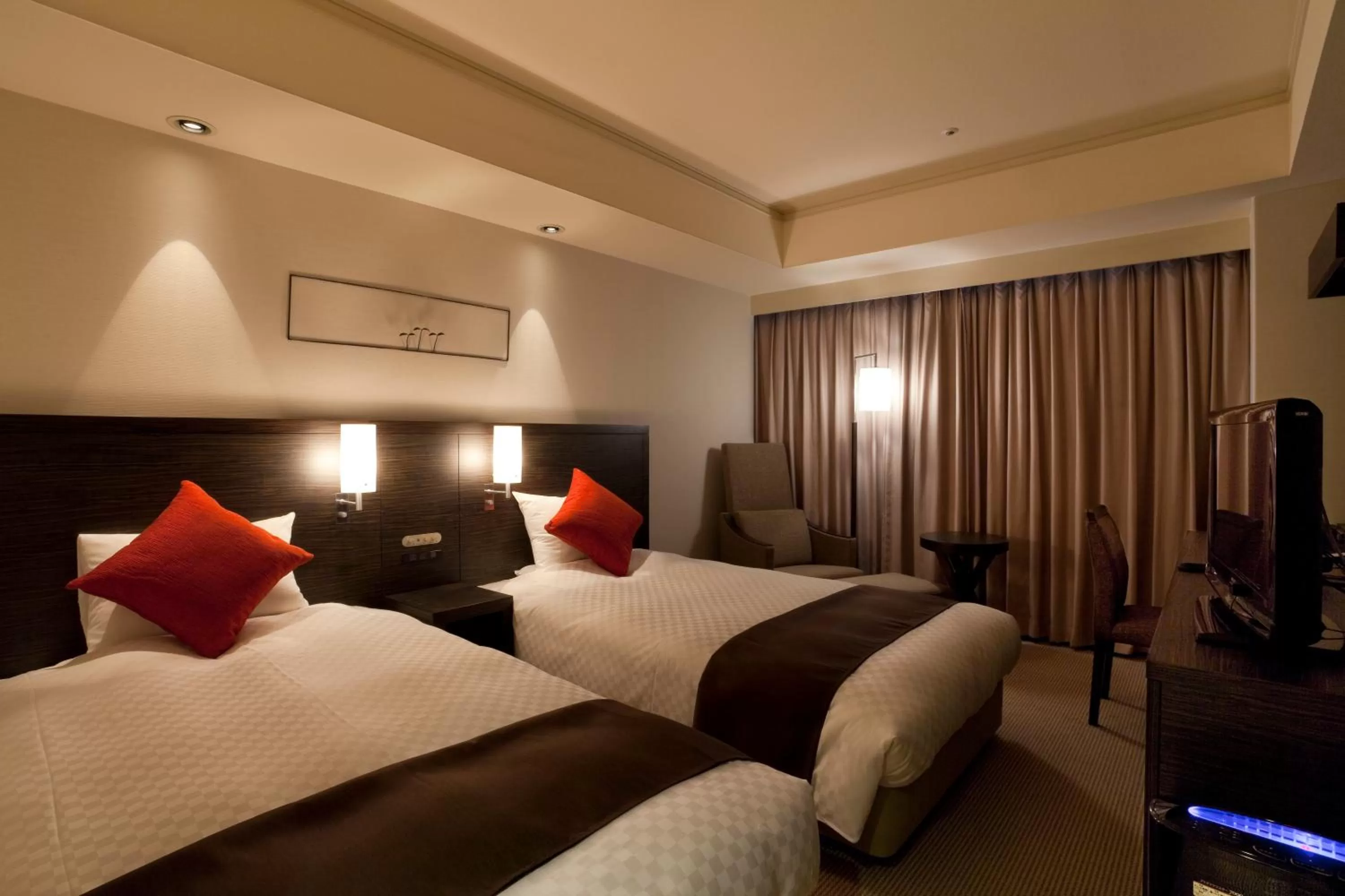 Bed in Century Royal Hotel Sapporo