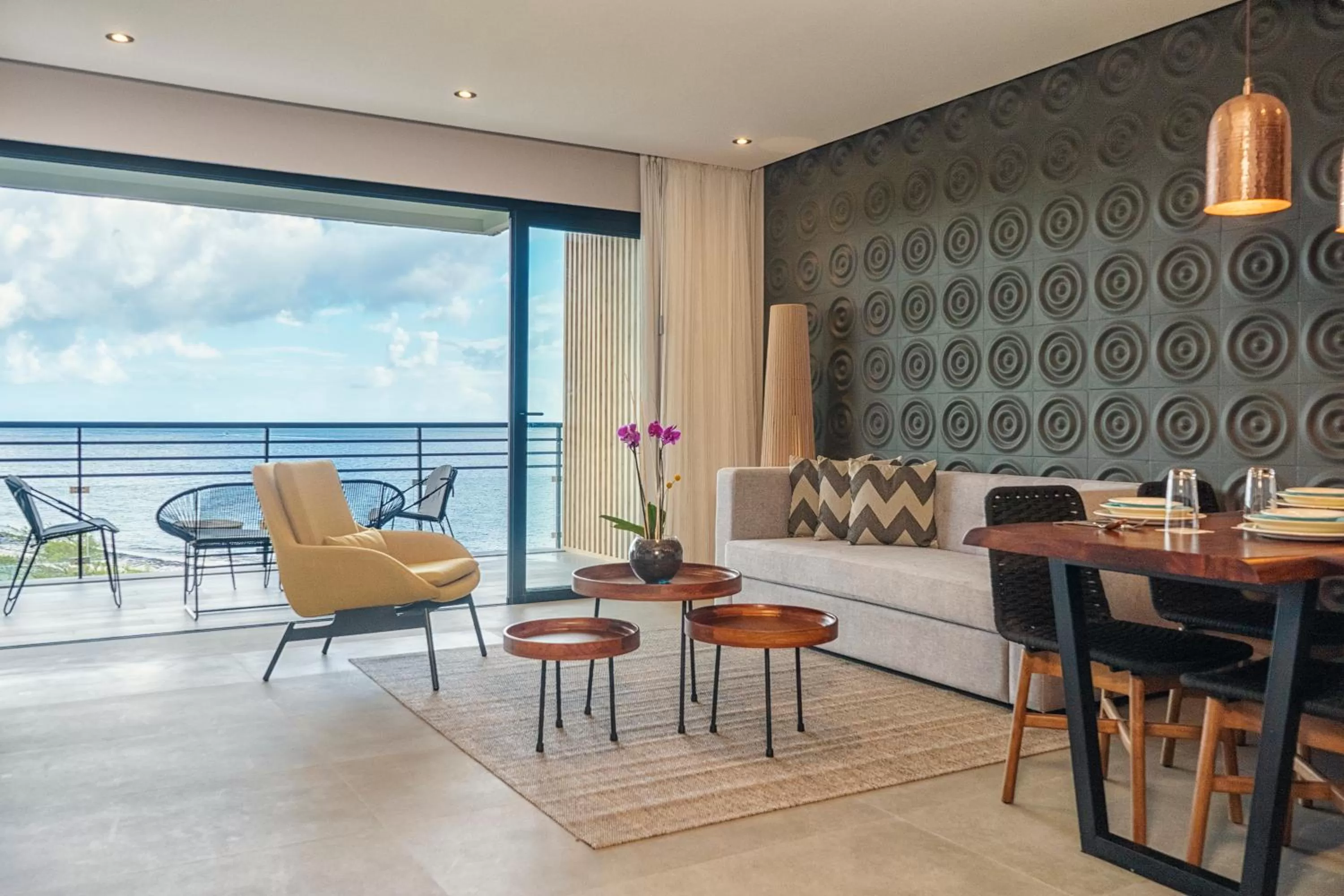 Living room in The Fives Oceanfront