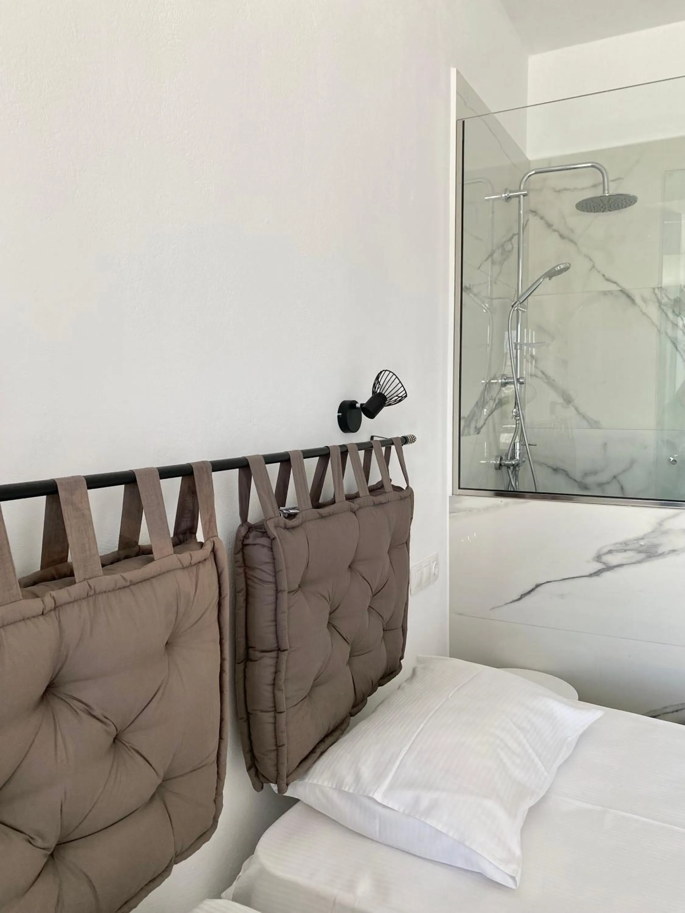 Decorative detail, Bed in Fikas Hotel