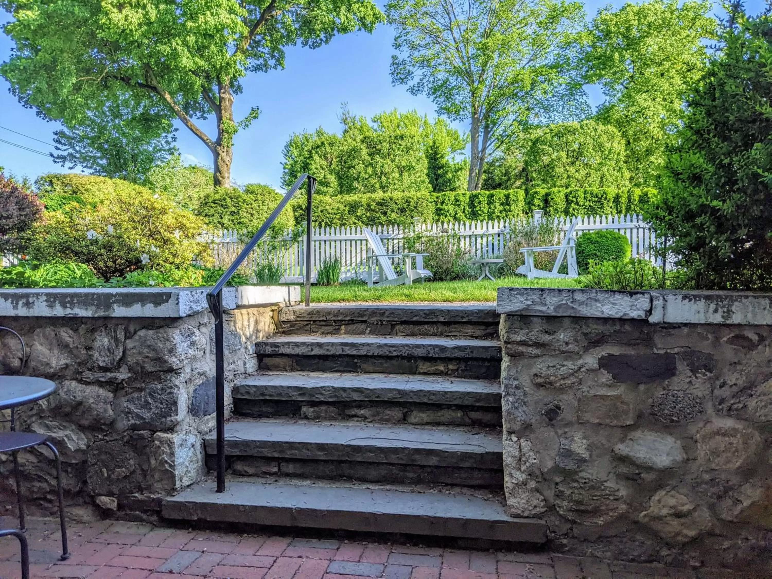 Patio in Stanton House Inn