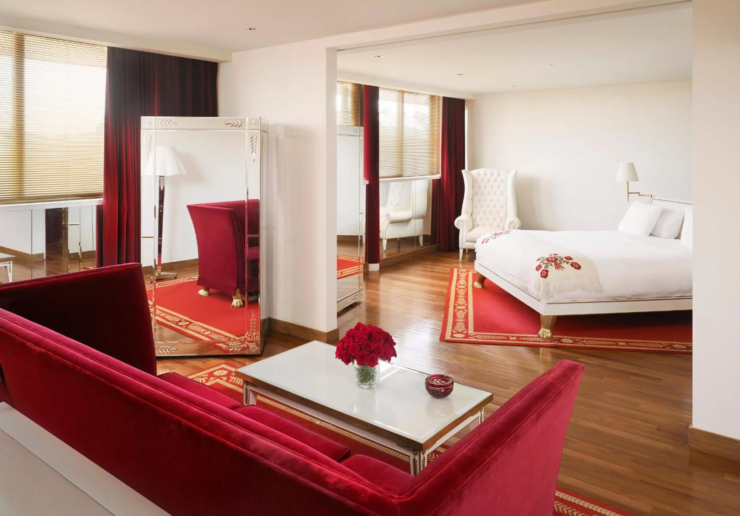 Bed in Faena Hotel Buenos Aires