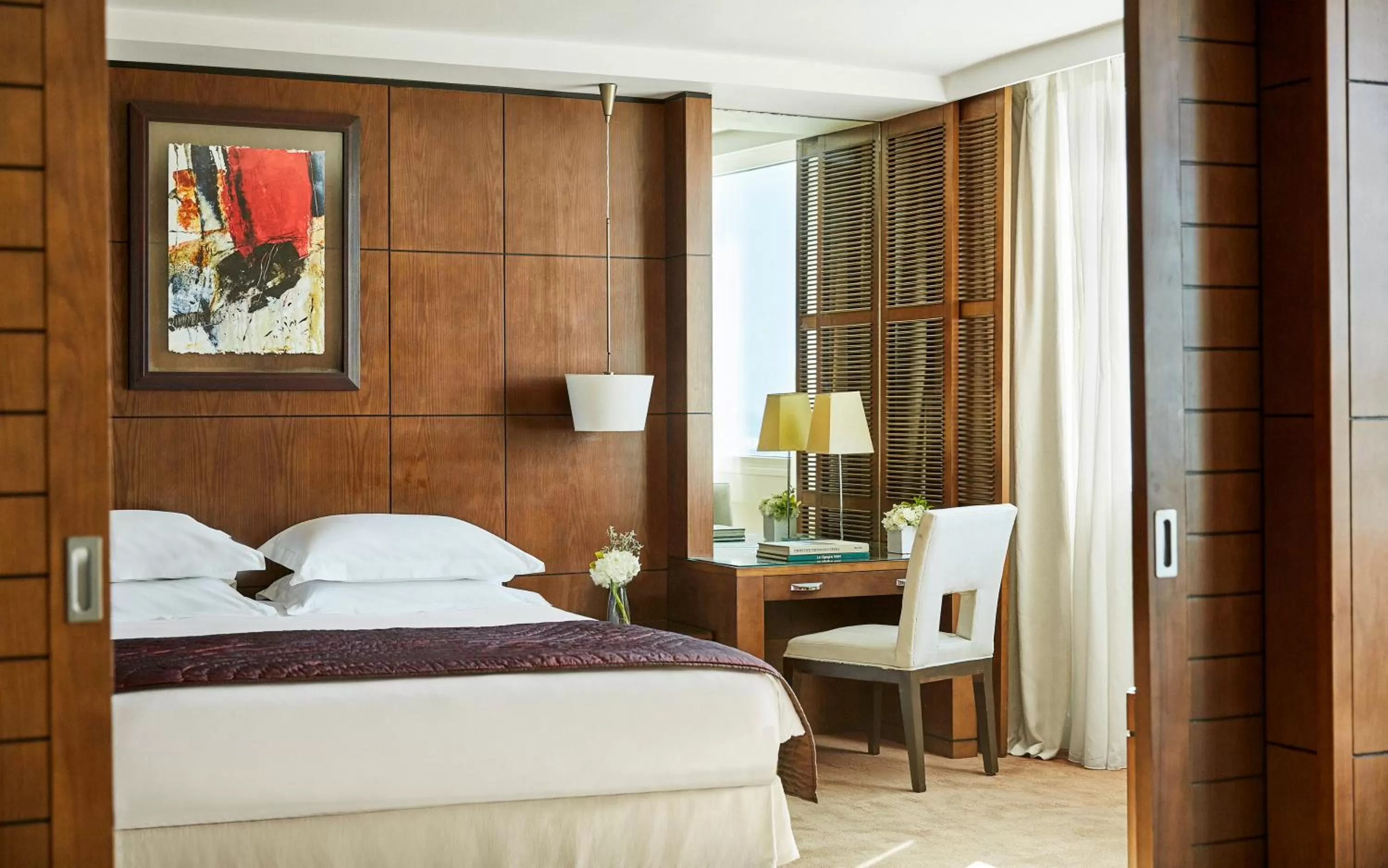 View (from property/room), Bed in Hyatt Regency Casablanca