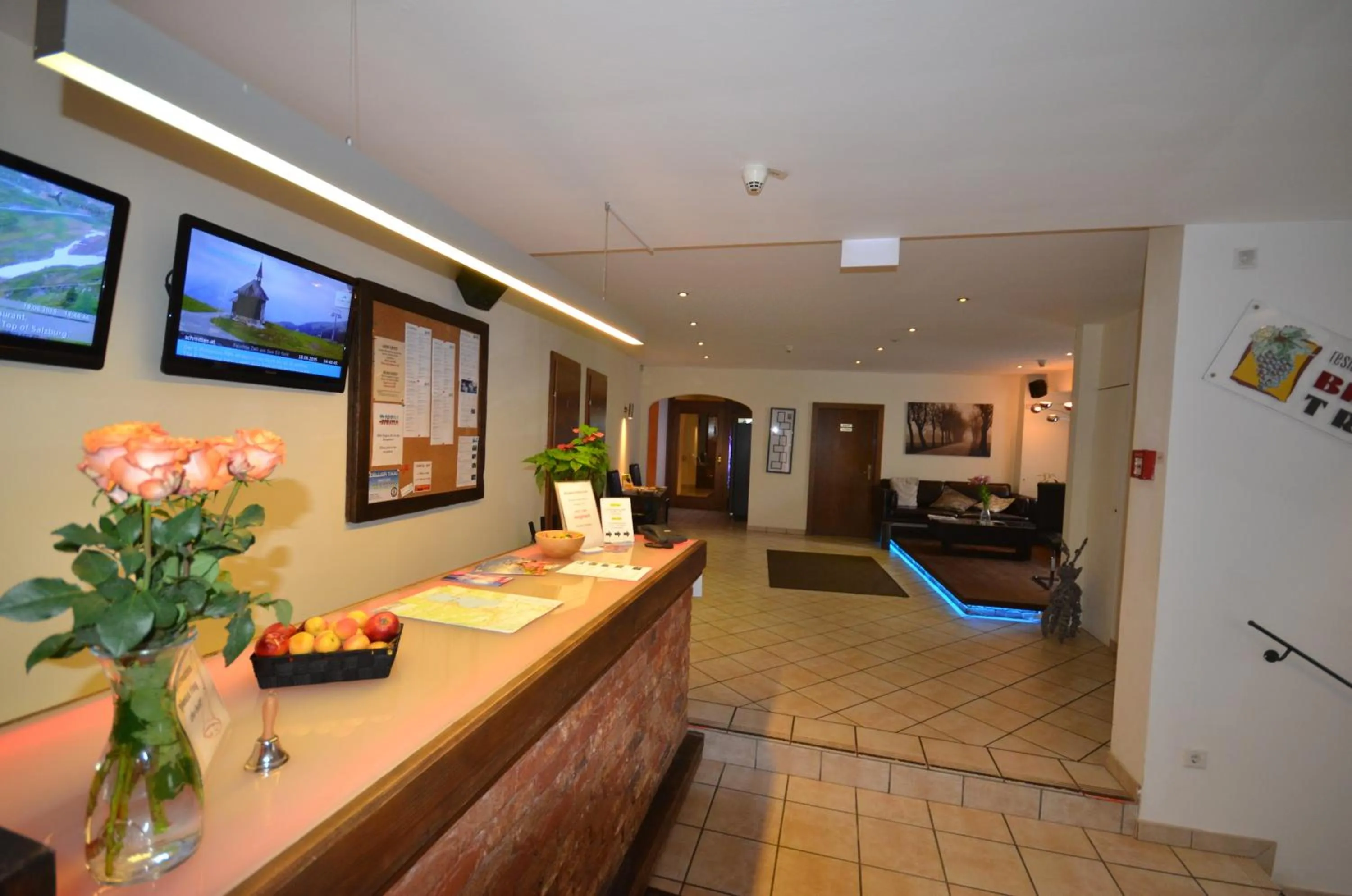 Lobby or reception in Hotel Traube