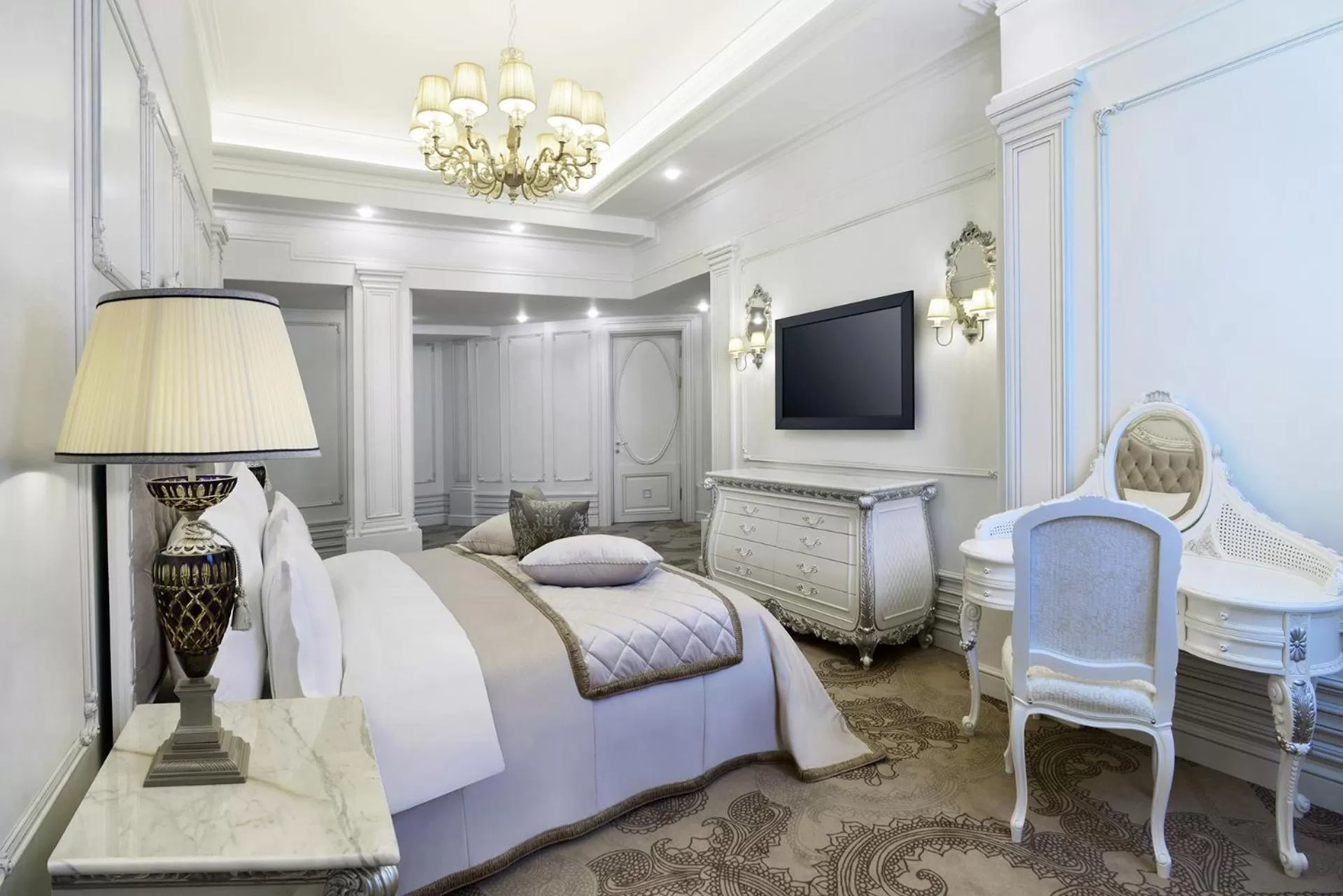 Bed in Ambassadori Tbilisi Hotel