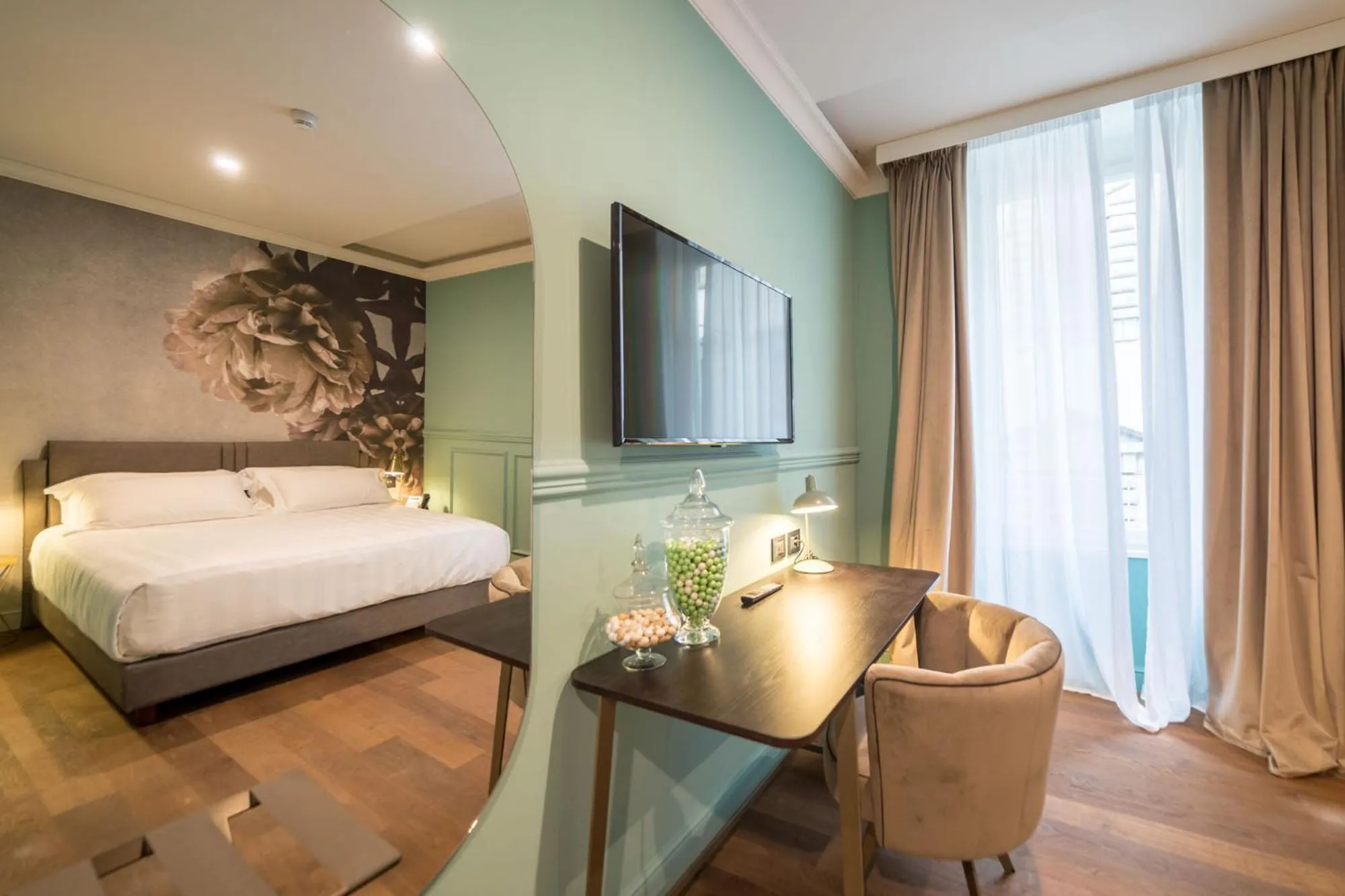 TV and multimedia, Bed in Palazzo 42 - Boutique Hotel & Suites