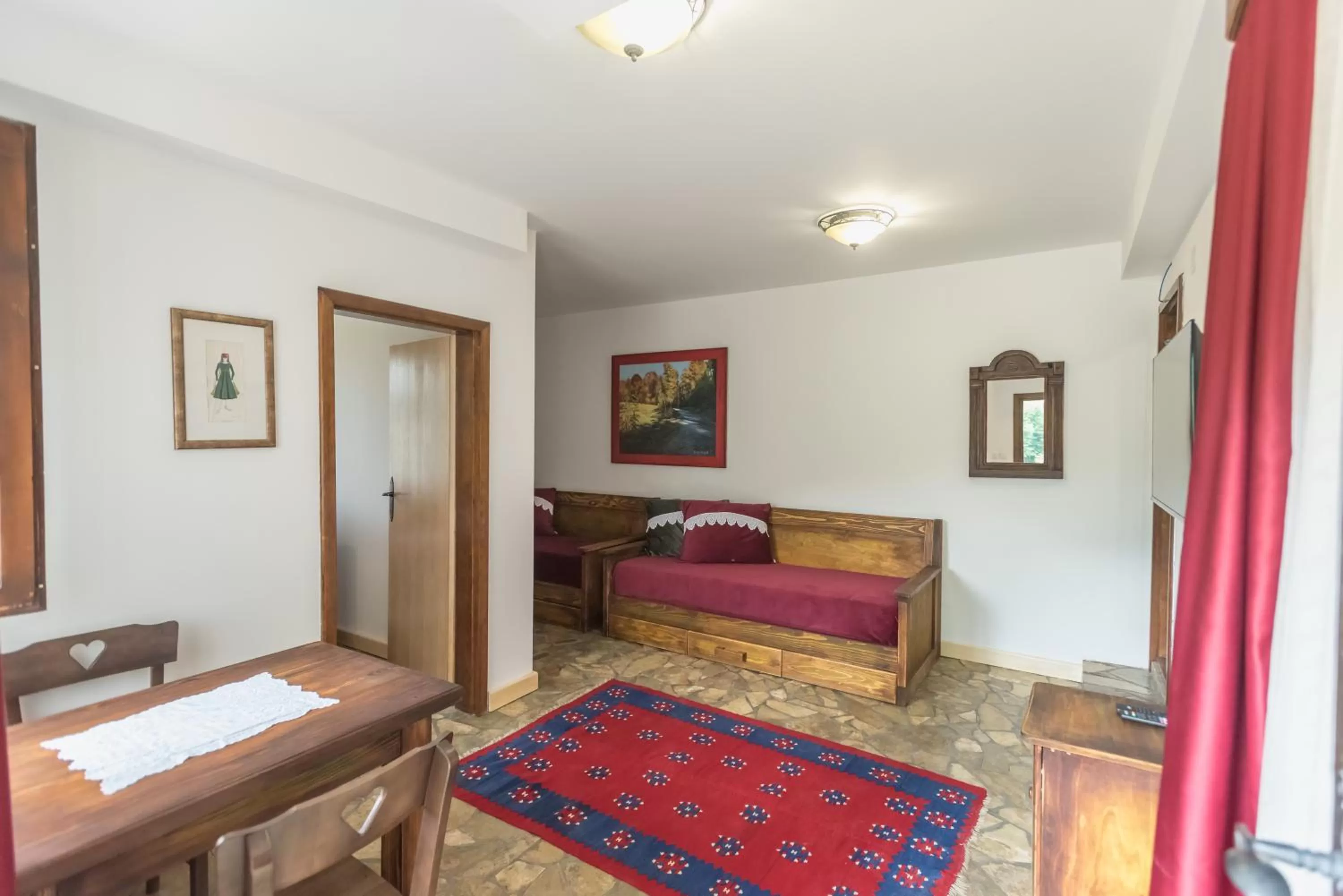 Living room, Seating Area in B&B Etno Village Sunčana Reka